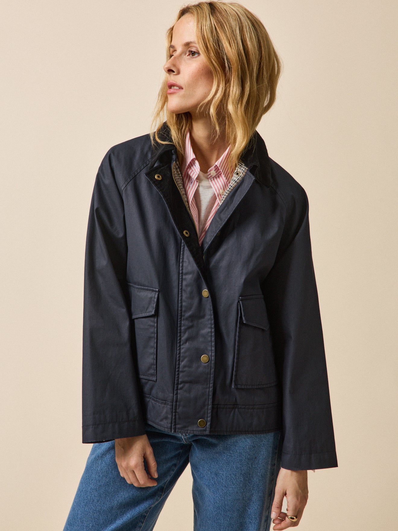 Beschichtete Damenjacke