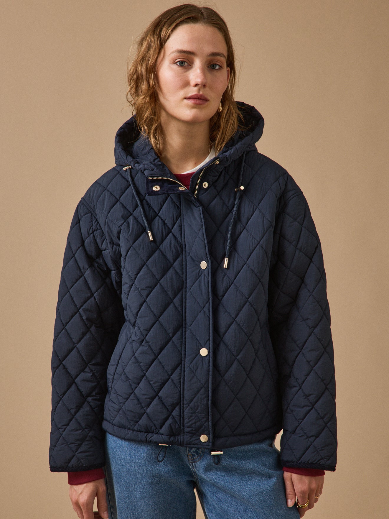 Wattierte Damenjacke