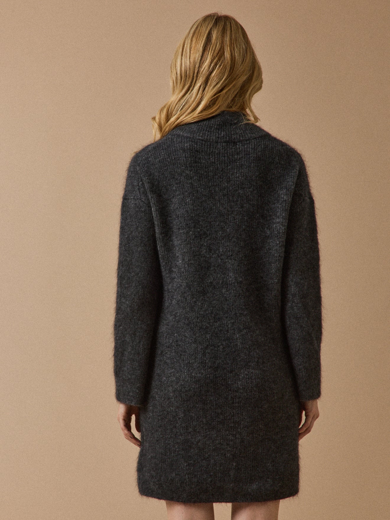 Damen-Pulloverkleid aus Kid Mohair