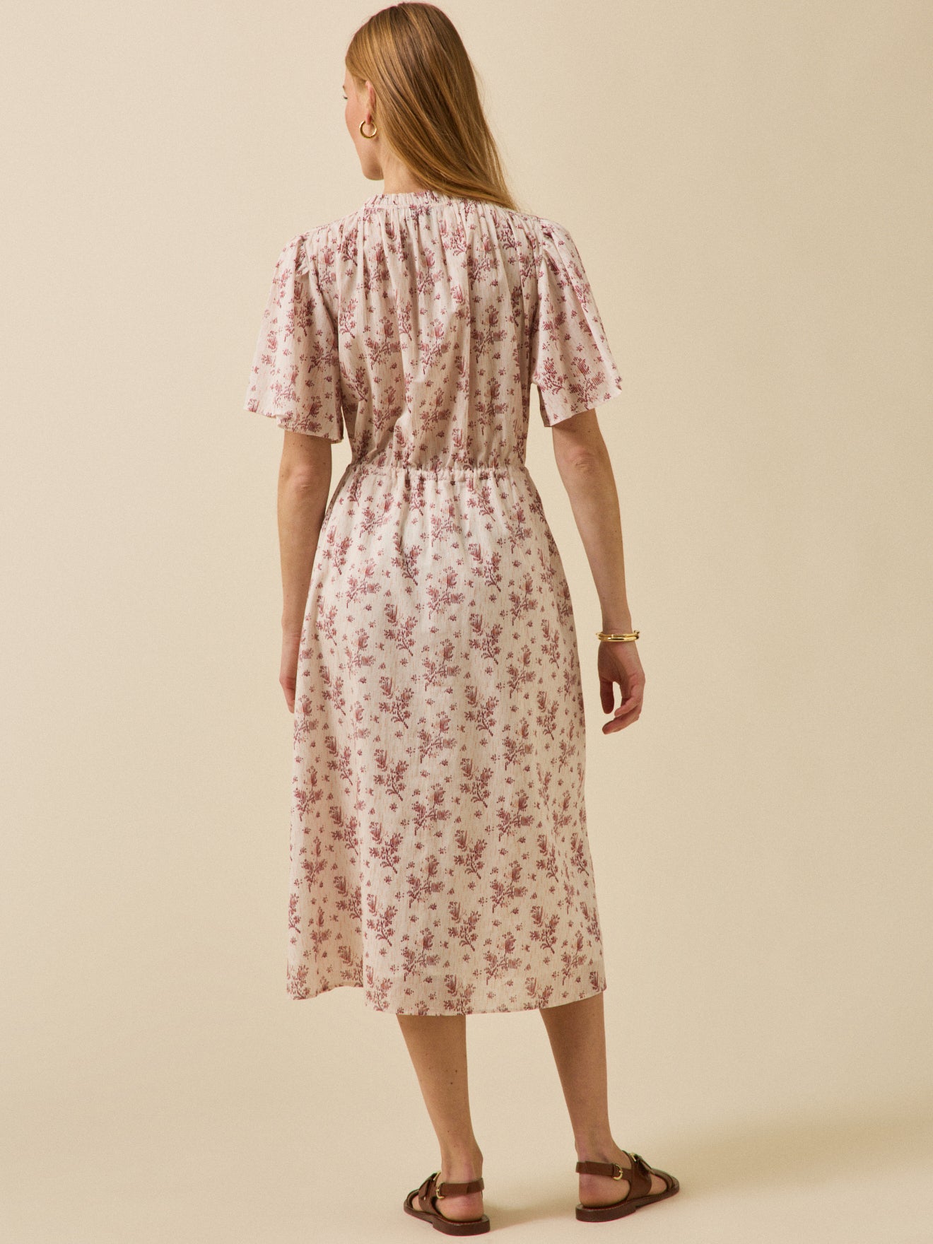 Damenkleid mit Thelma-Print aus Bio-Baumwolle