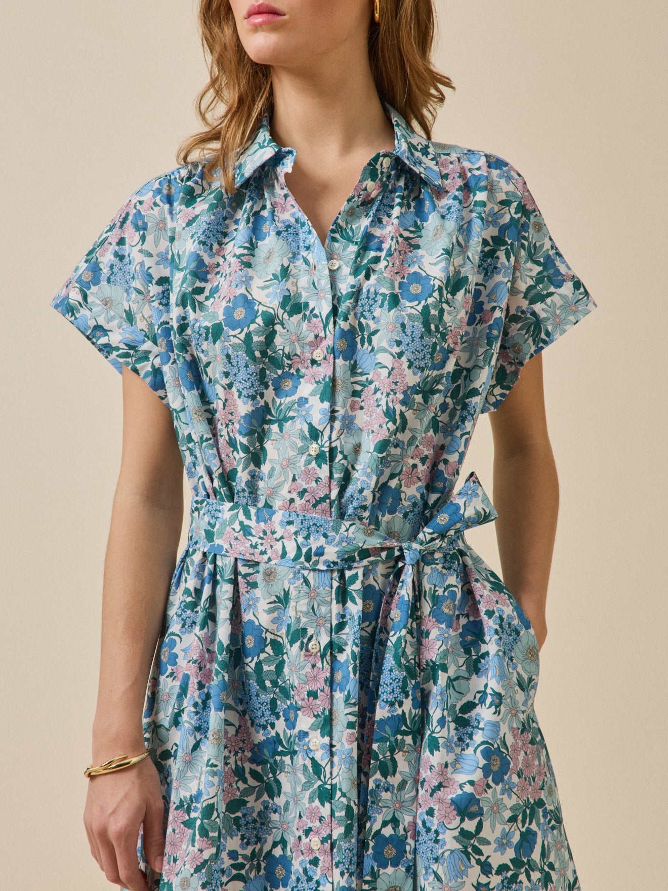 Damen-Etuikleid aus Liberty-Stoff - Limited Collection