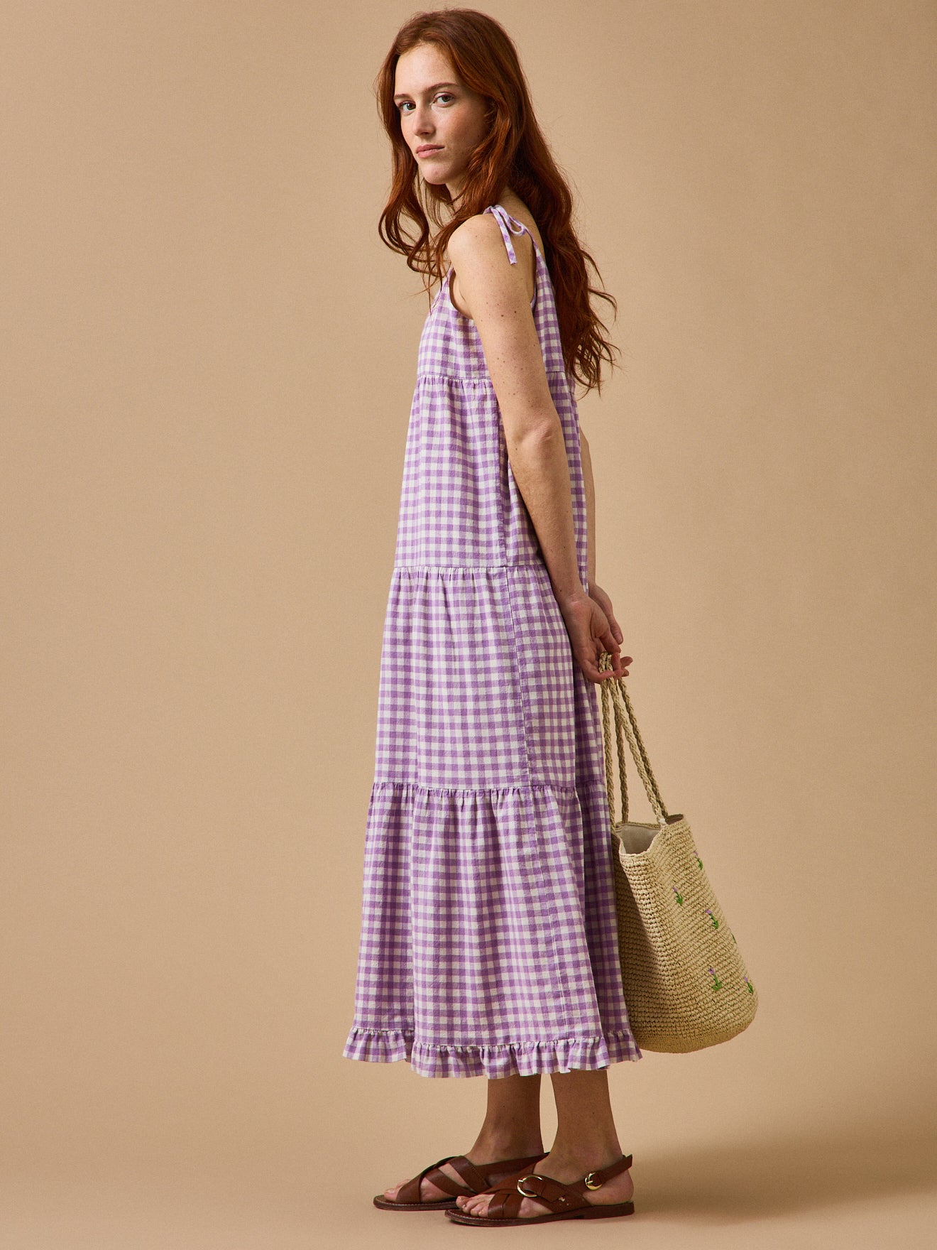 Damenkleid mit Vichy-Karos - CYRILLUS X EMILE & IDA