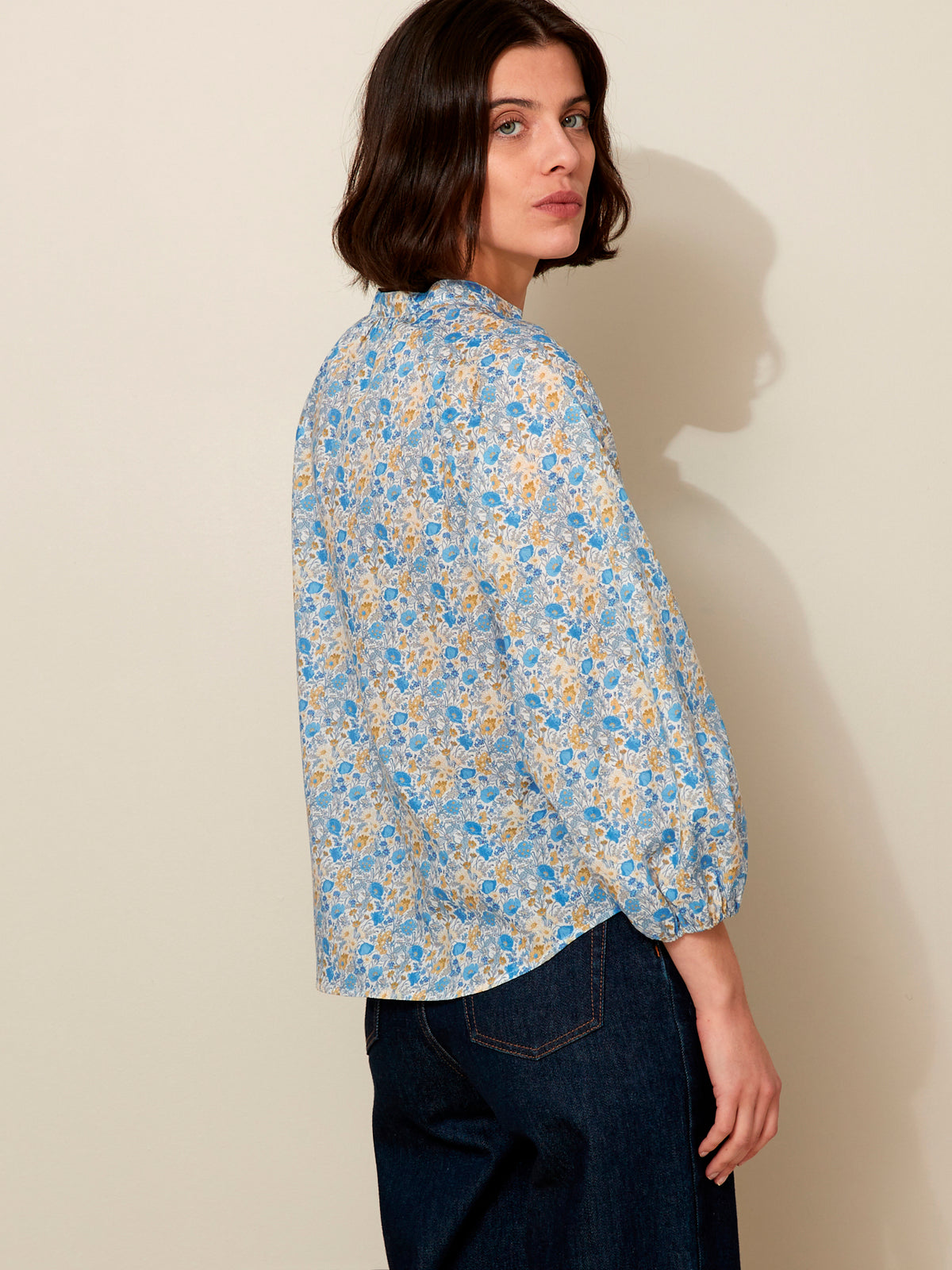 Damenbluse - Liberty-Stoff Florence May