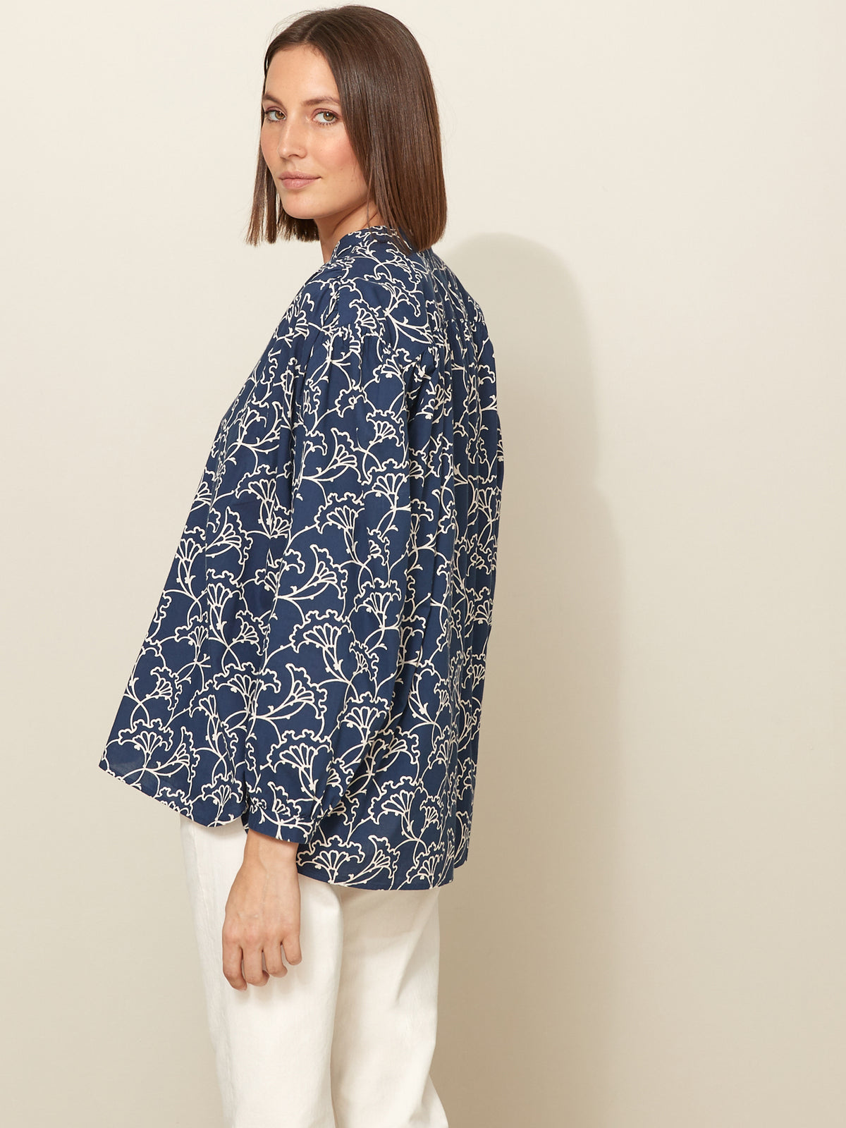 Damenbluse mit Bella-Print - Bio-Baumwolle