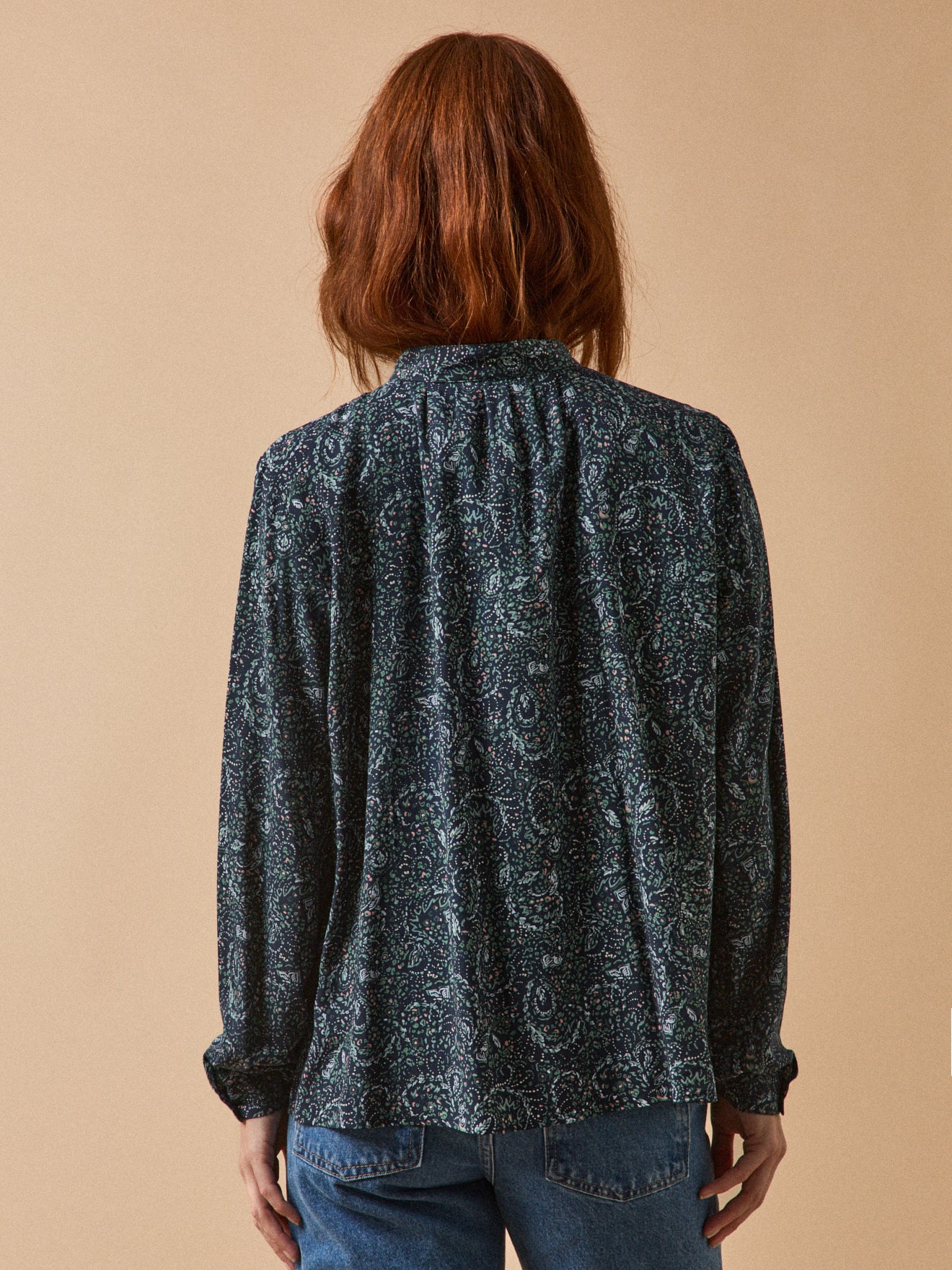 Damenbluse mit Noelia-Print von Pablo Piatti