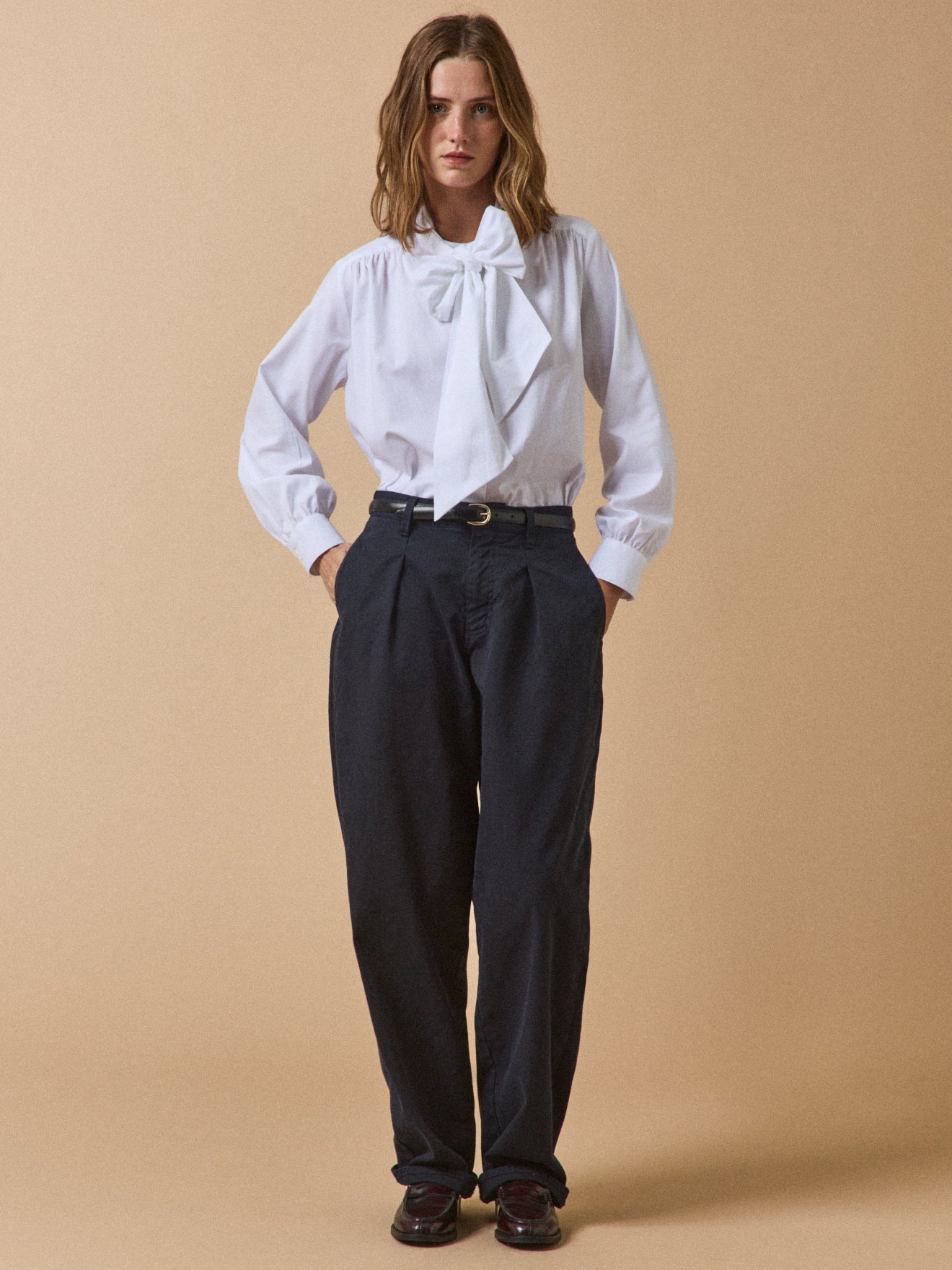 Damen-Hemdbluse aus Bio-Baumwolle