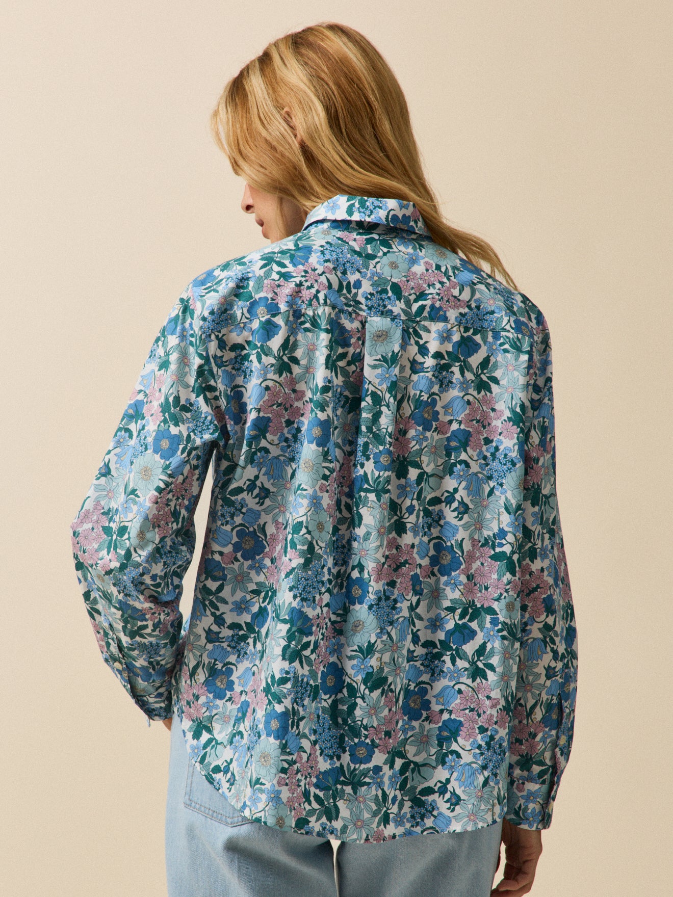 Damen-Hemdbluse aus Liberty-Stoff - Limited Collection