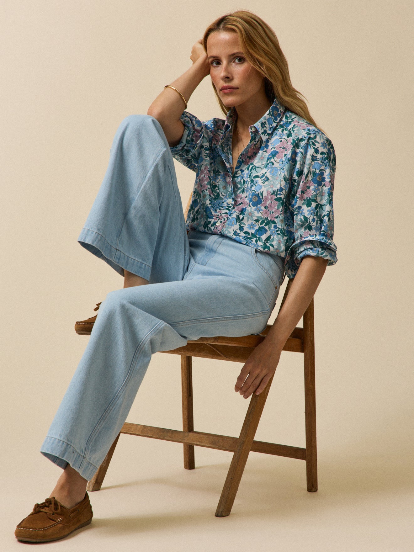 Damen-Hemdbluse aus Liberty-Stoff - Limited Collection