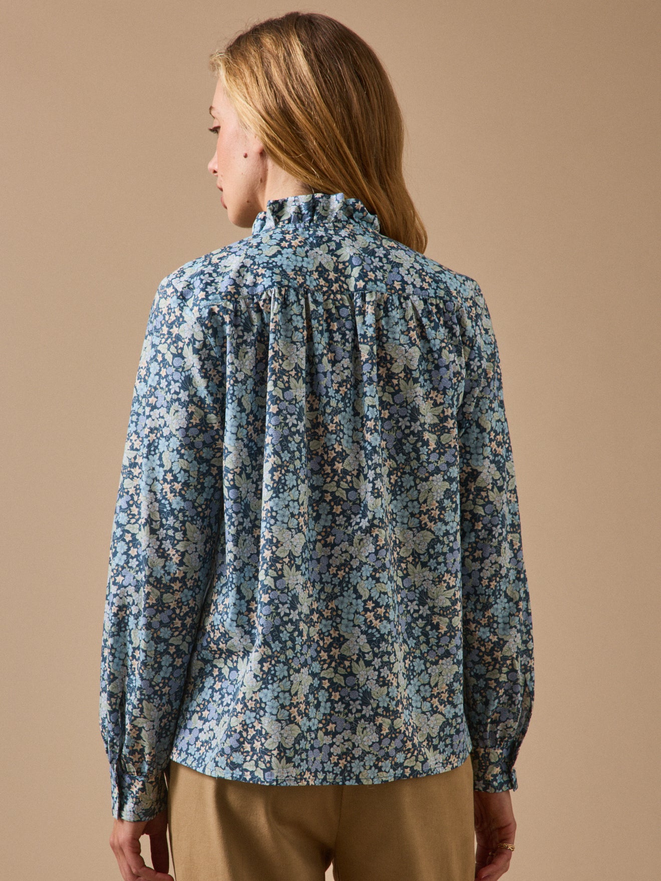 Damenbluse aus Liberty-Stoff - Noémie