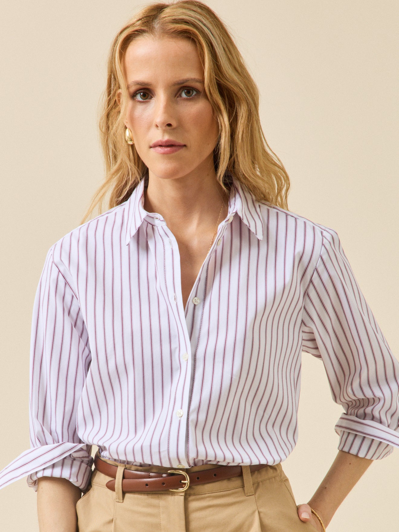 Damen-Hemdbluse mit Streifen - Limited Collection