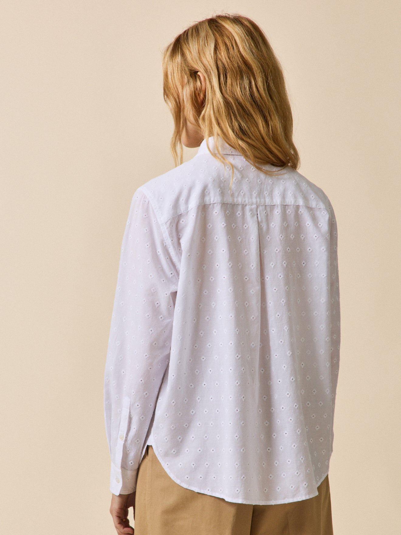 Bestickte Hemdbluse - Gaby-Passform