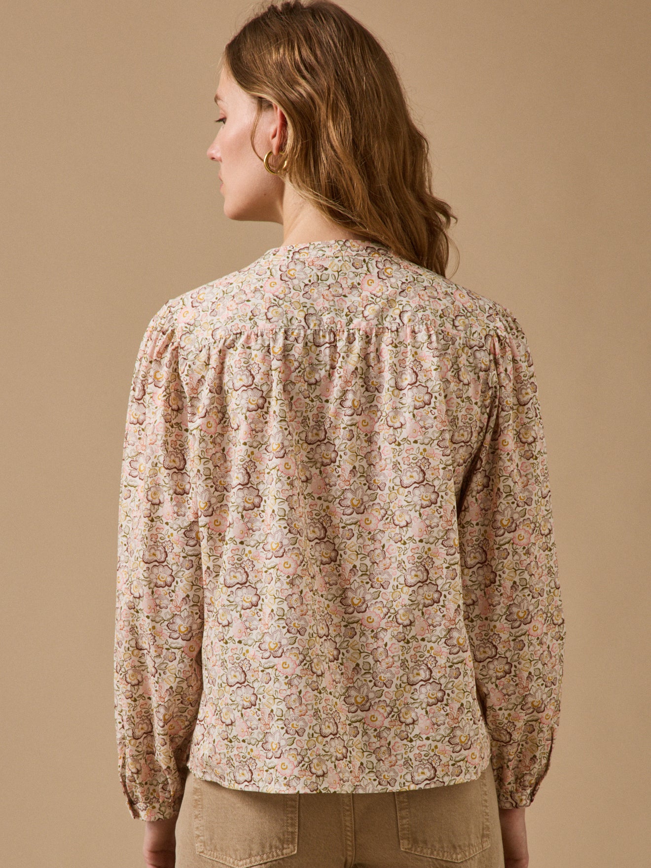 Damenbluse aus Liberty-Stoff