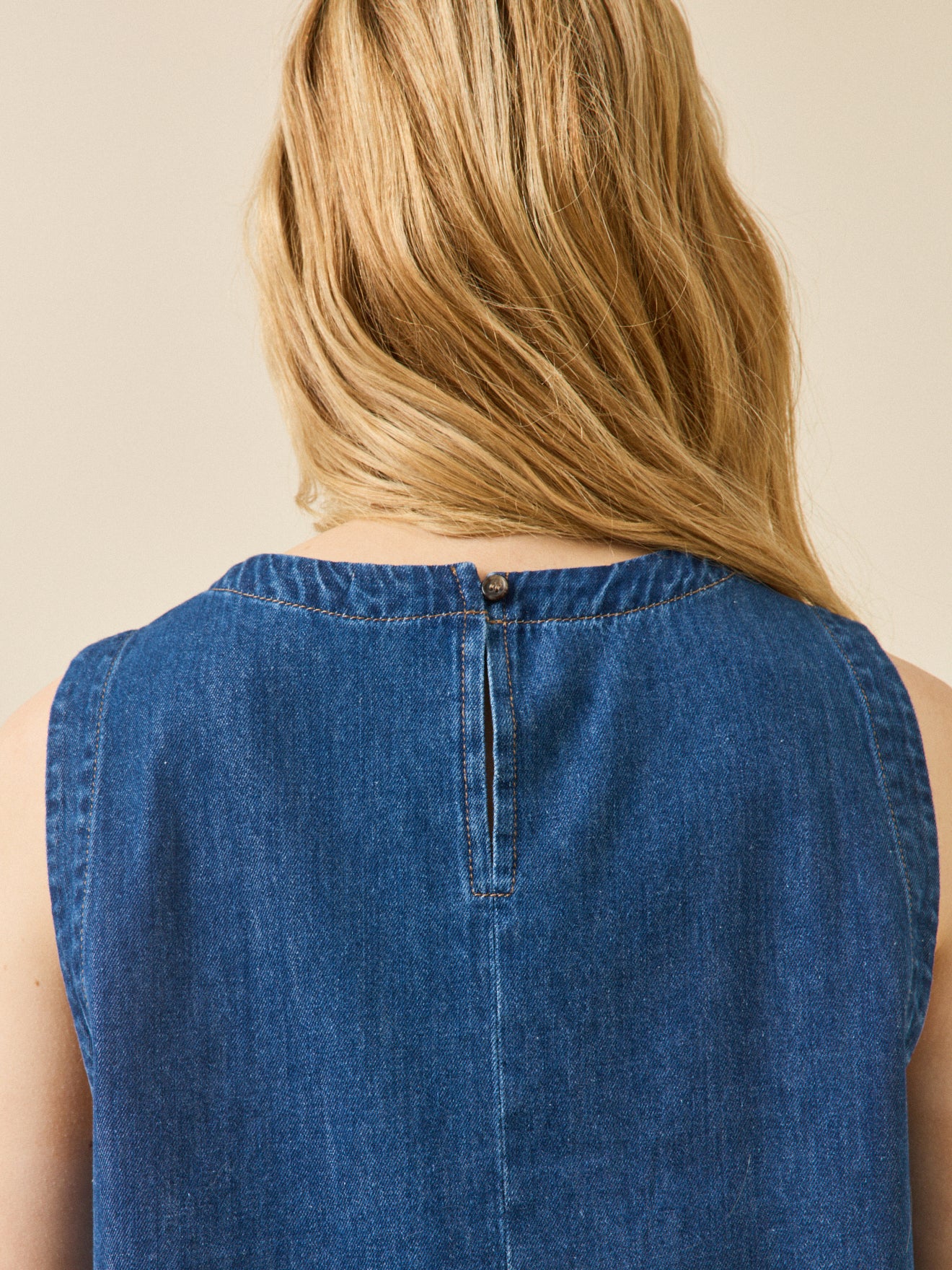 Damen-Denim-Top aus Bio-Baumwolle