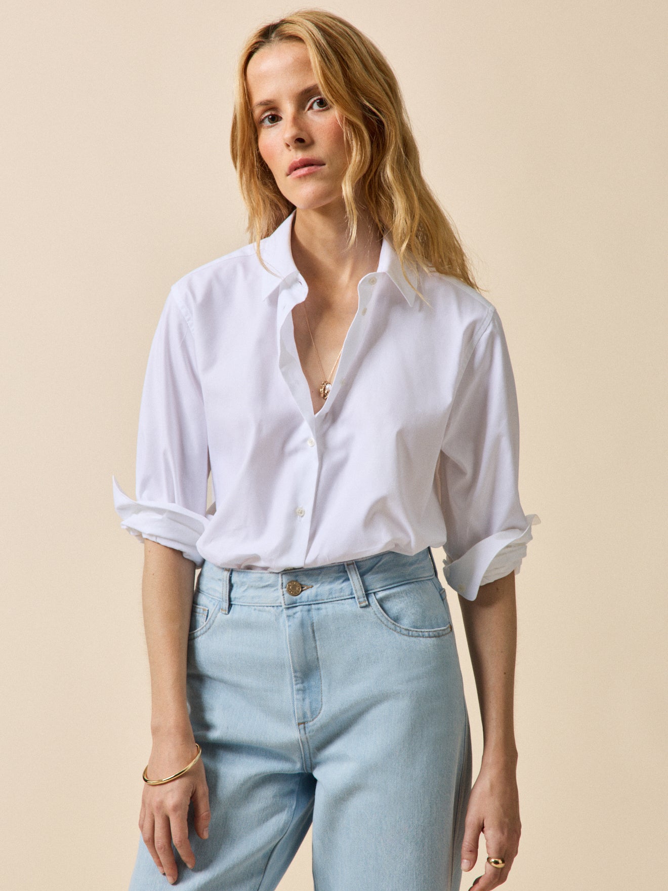 Damen-Oxford-Hemd aus Bio-Baumwolle