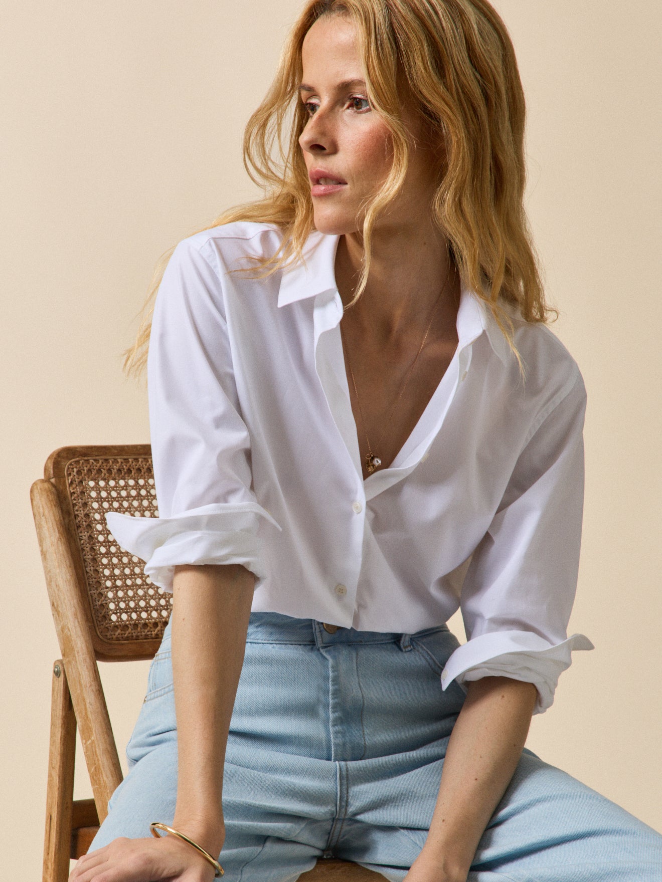 Damen-Oxford-Hemd aus Bio-Baumwolle