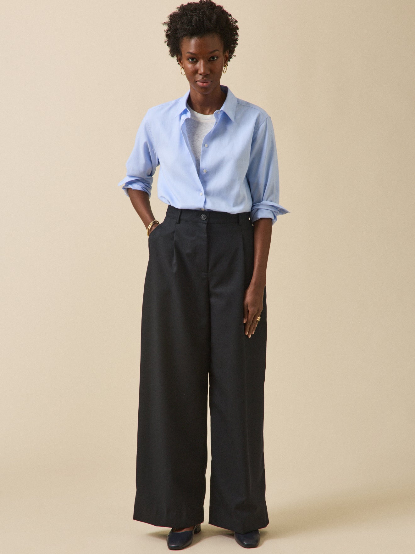 Damen-Oxford-Hemd aus Bio-Baumwolle