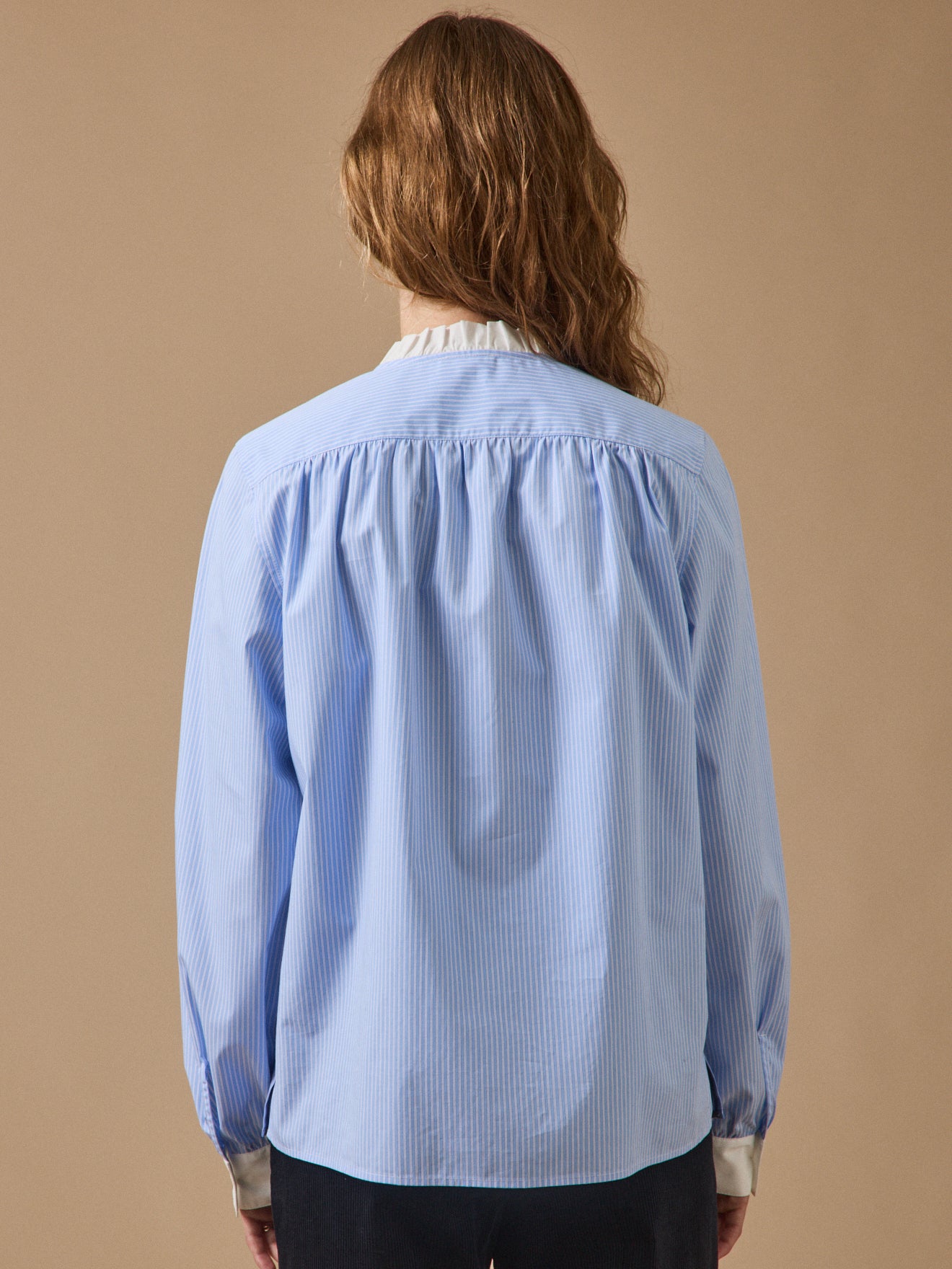 Gestreifte Damenbluse - Modelle Noémie