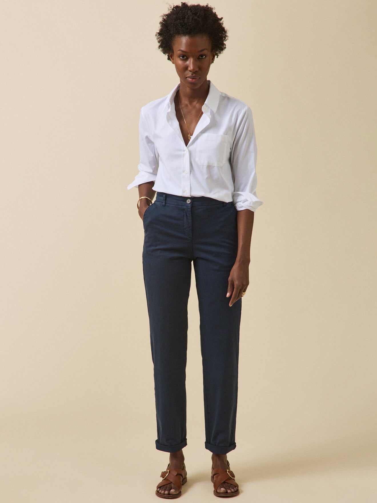 Damen-Oxford-Hemd aus Bio-Baumwolle