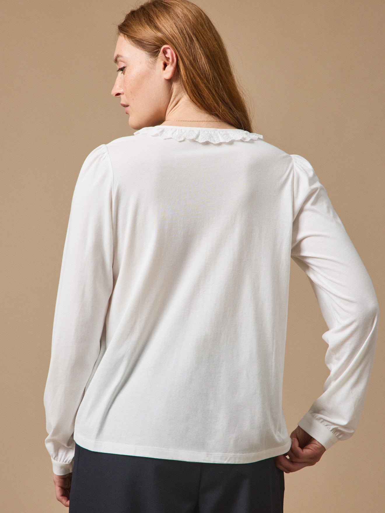 Damenbluse aus Bio-Baumwolle und Modal