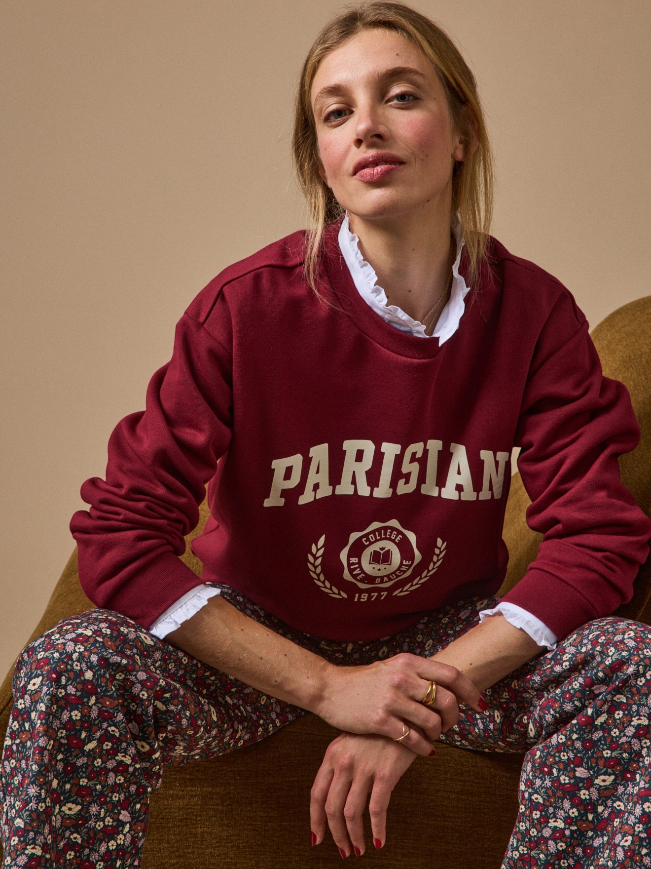 Damensweatshirt aus Bio-Baumwolle