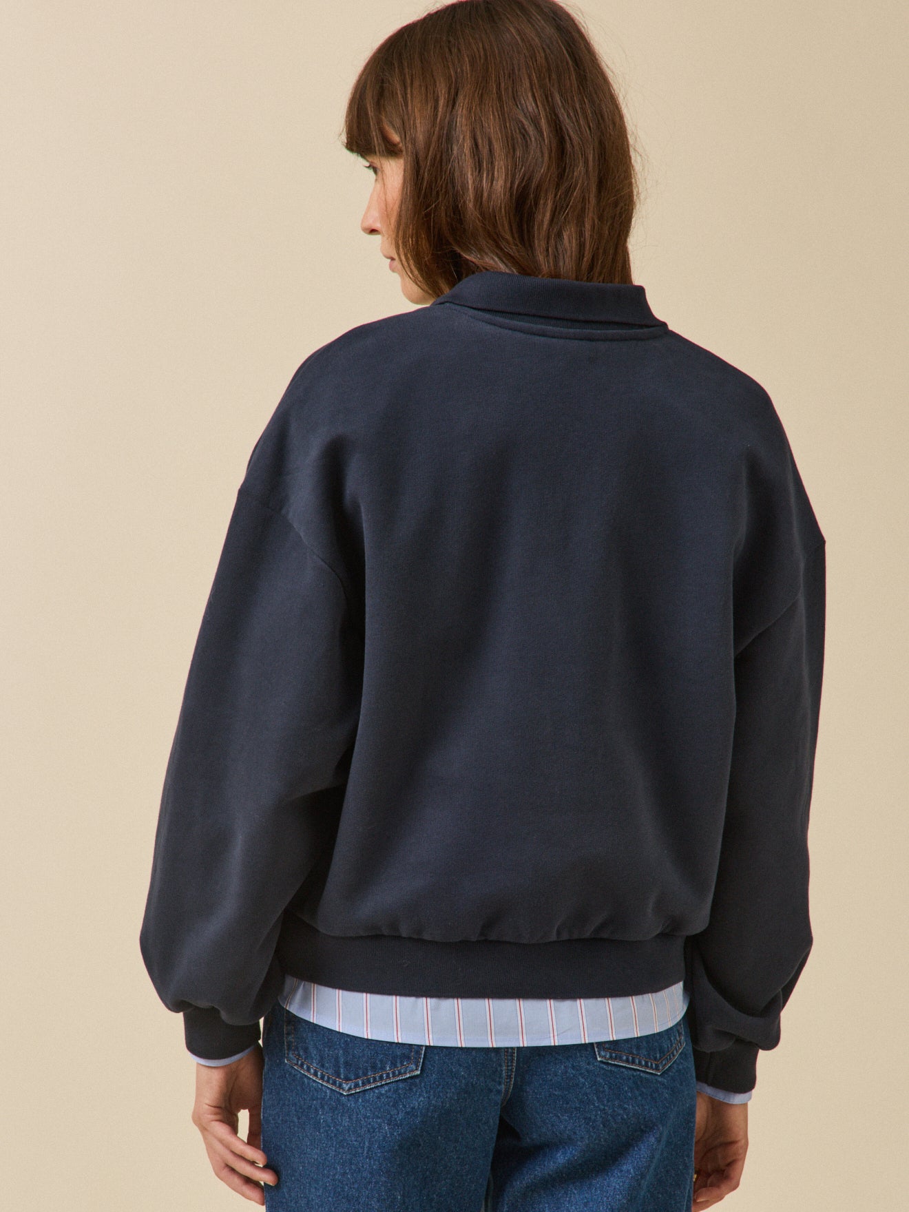 Damen-Poloshirt aus Molton