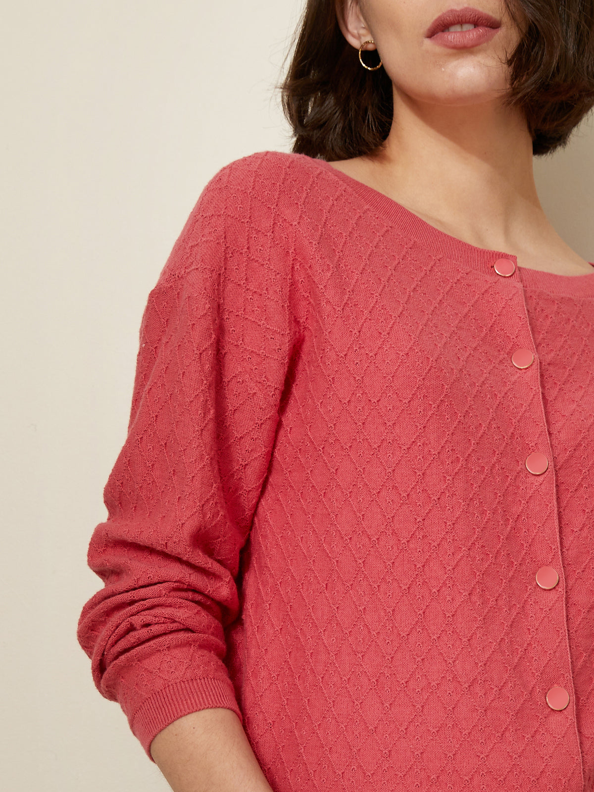 Wendbarer Damenpullover - Bio-Baumwolle und Cashmere