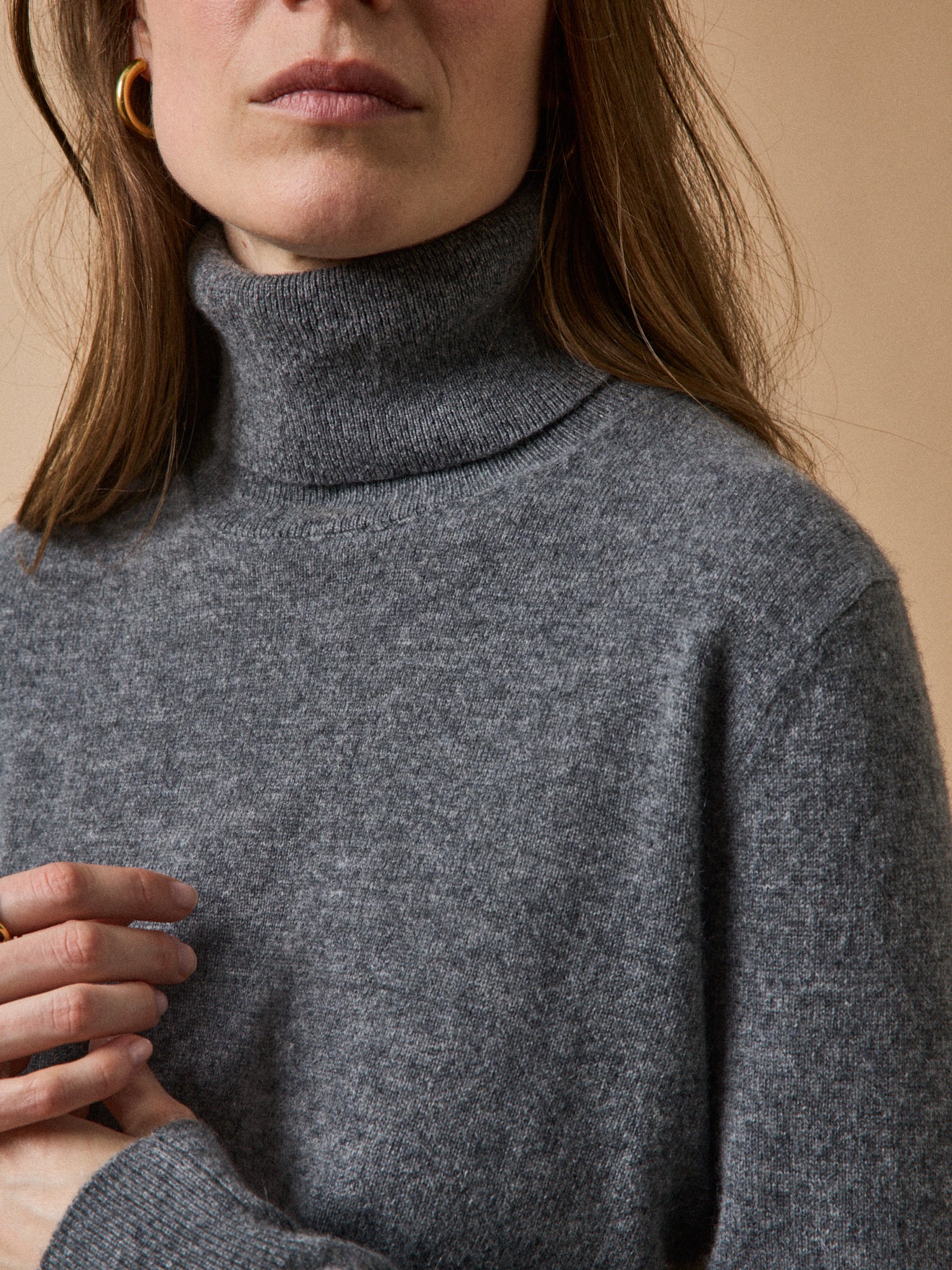 Damen-Rollkragenpullover - Cashmere-Kollektion