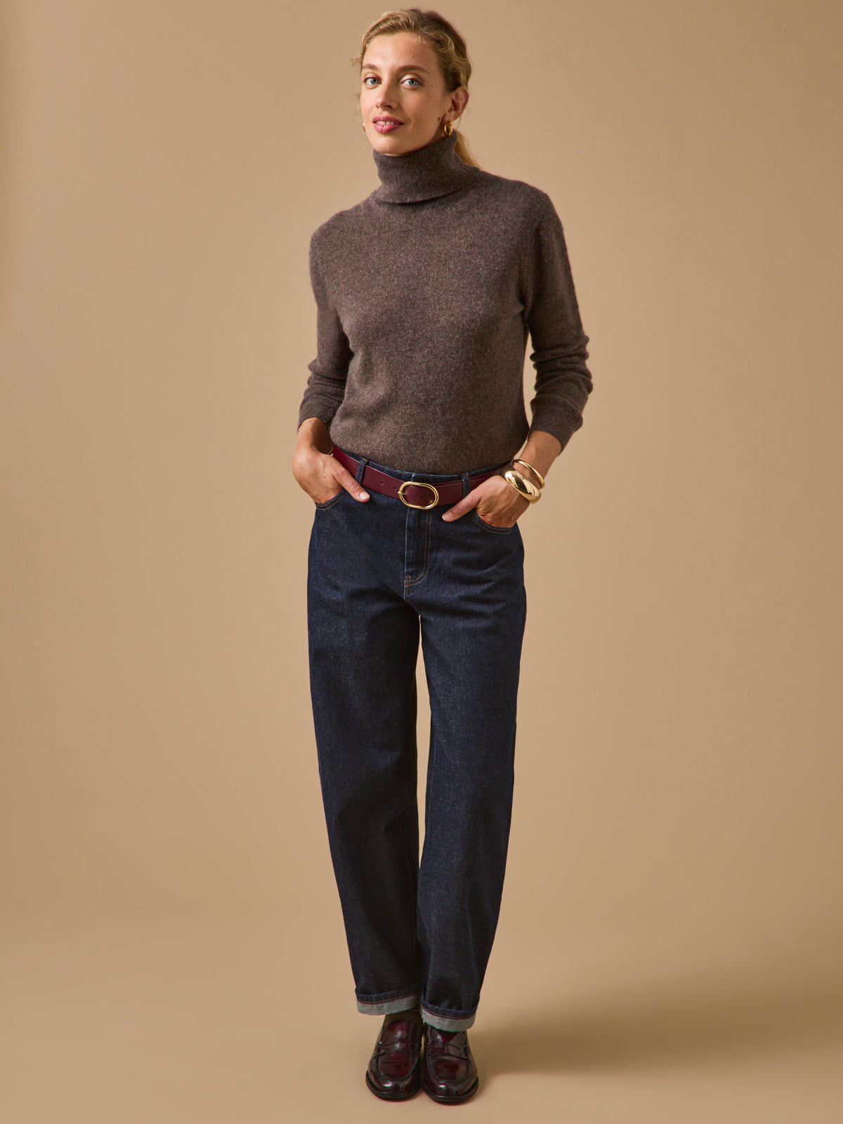Damen-Rollkragenpullover - Cashmere-Kollektion