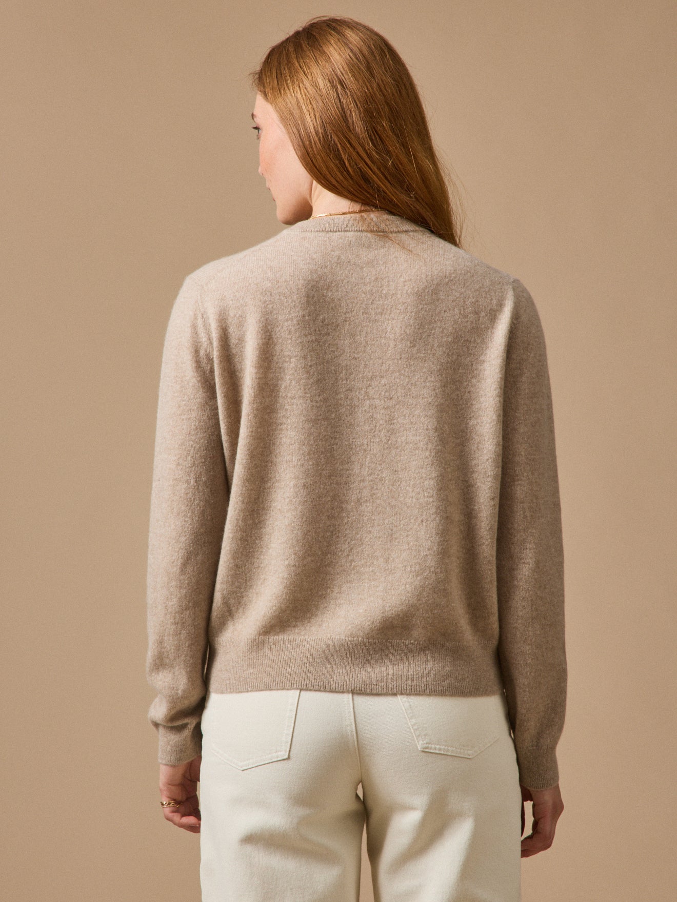 Geknöpfter Damen-Cardigan - Cashmere-Kollektion