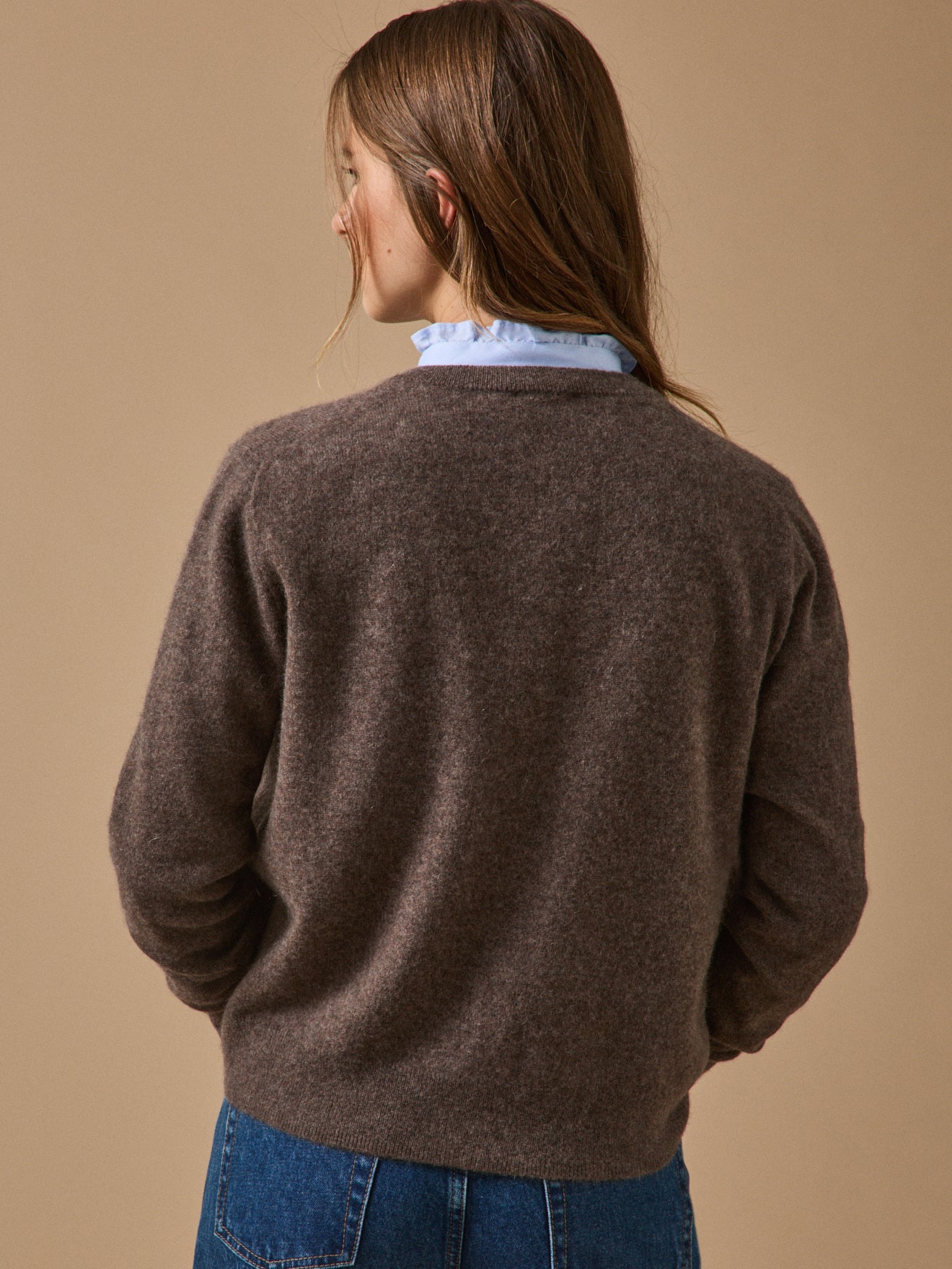 Geknöpfter Damen-Cardigan - Cashmere-Kollektion