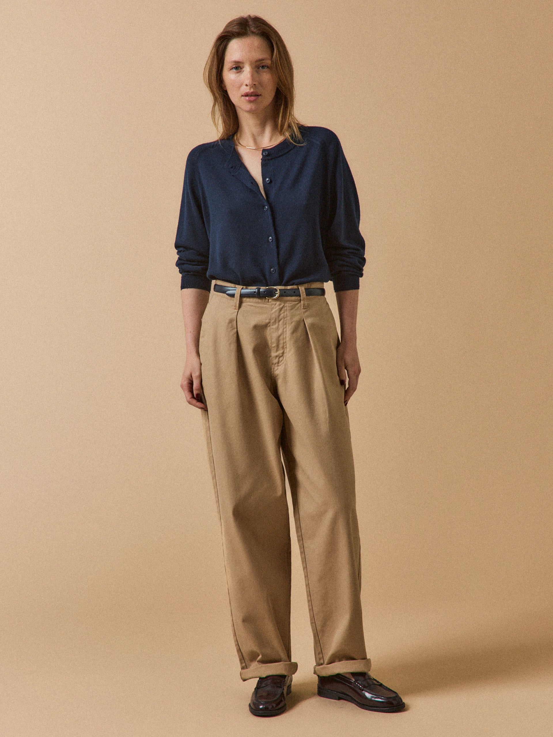 Damen-Cardigan aus RWS*-Merinowolle