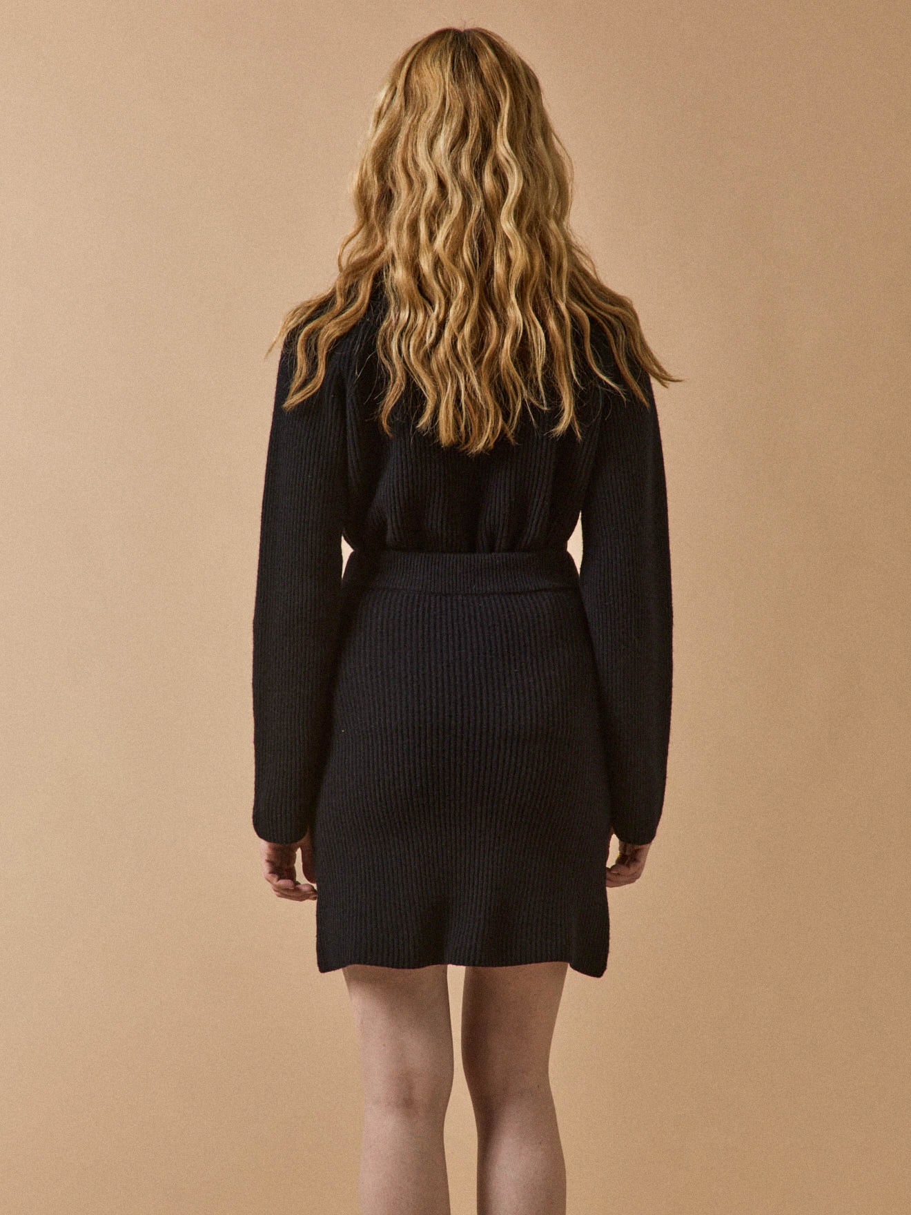 Damenpullover aus Rippenstrick aus Wolle