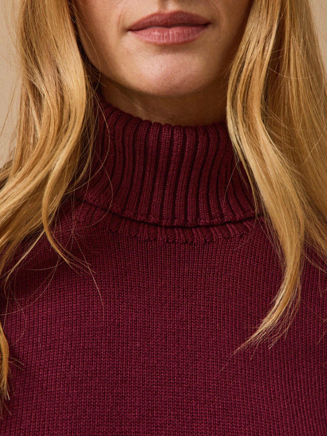 Damenpullover mit Rollkragen aus Merinowolle - Cyrillus X les 3 Tricoteurs