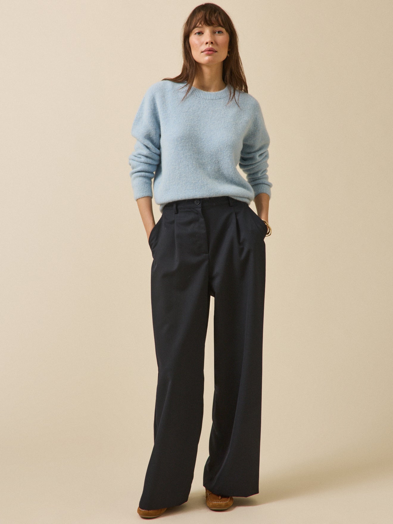 Damenpullover aus Alpaka-Mischung