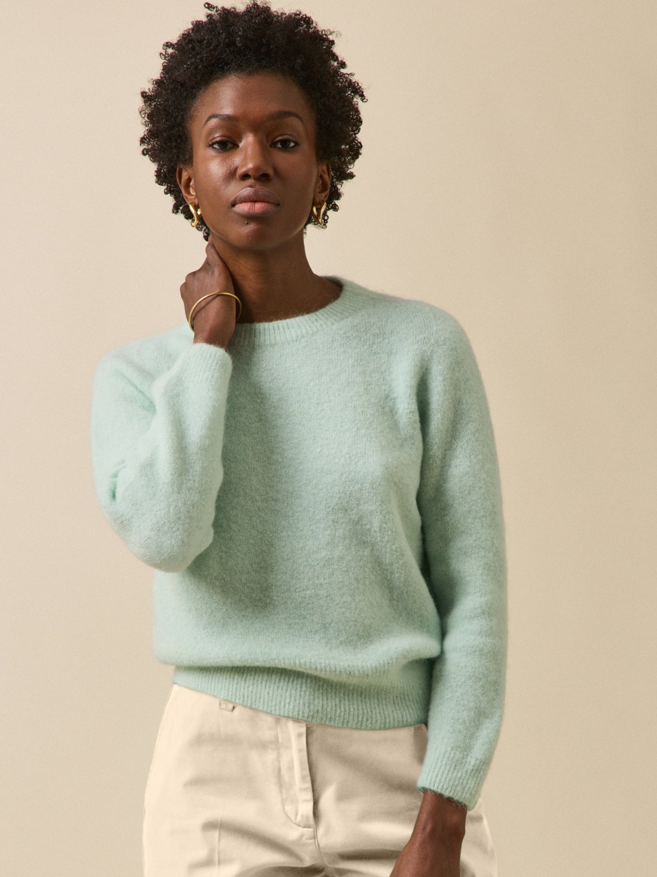 Damenpullover aus Alpaka-Mischung