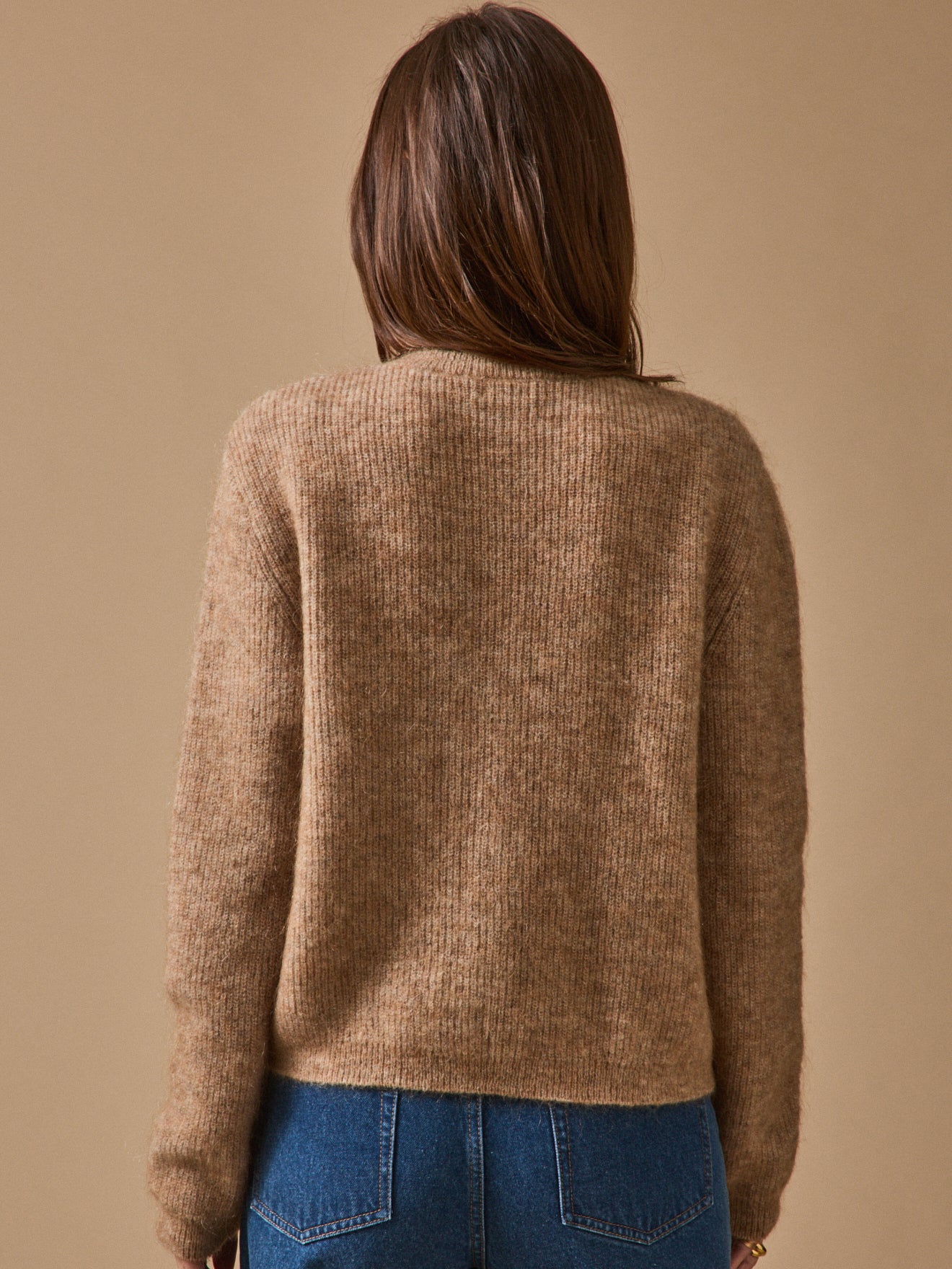 Damen-Cardigan mit Wolle und Mohair