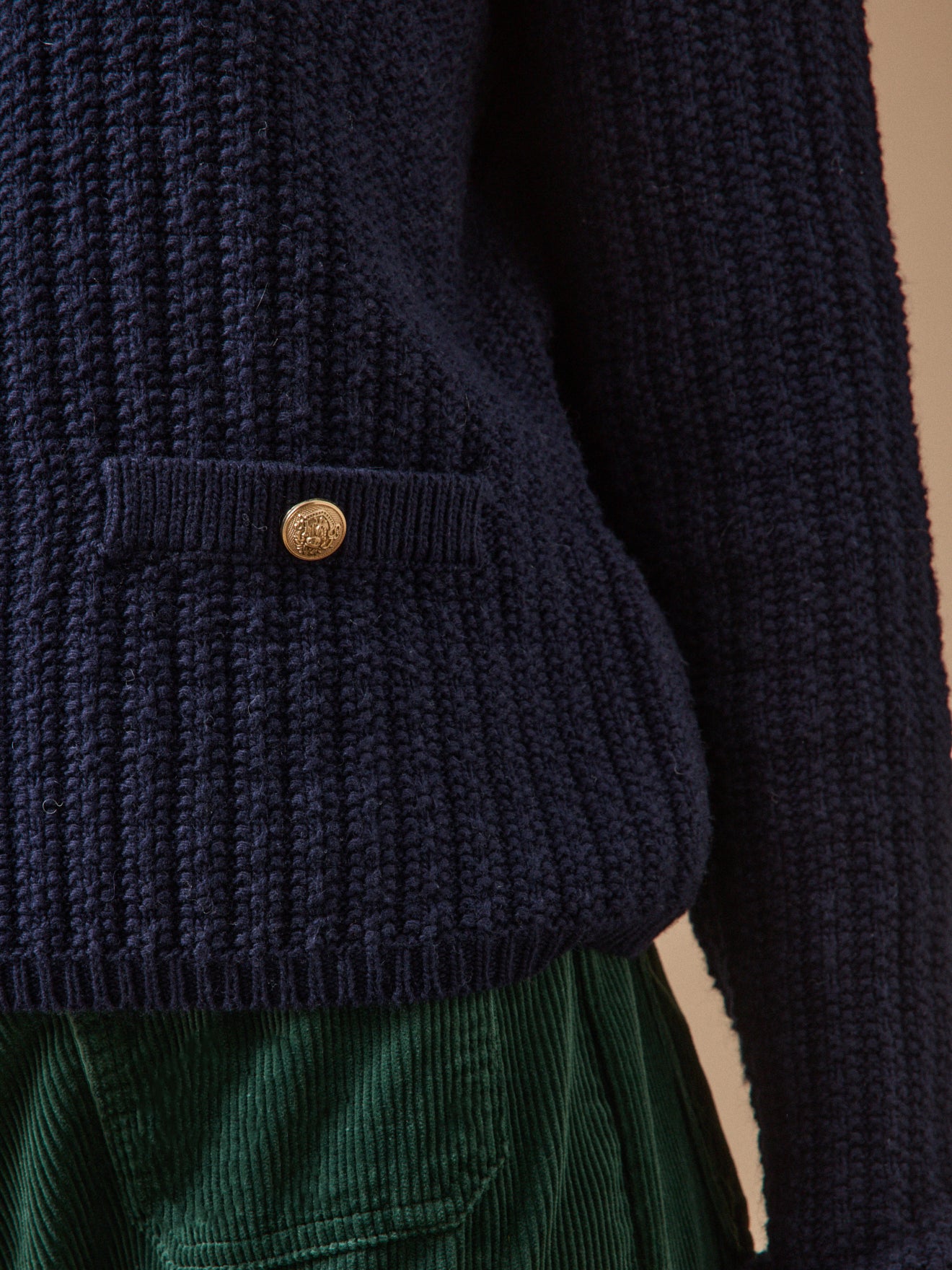 Damenpullover aus RWS*-Wolle