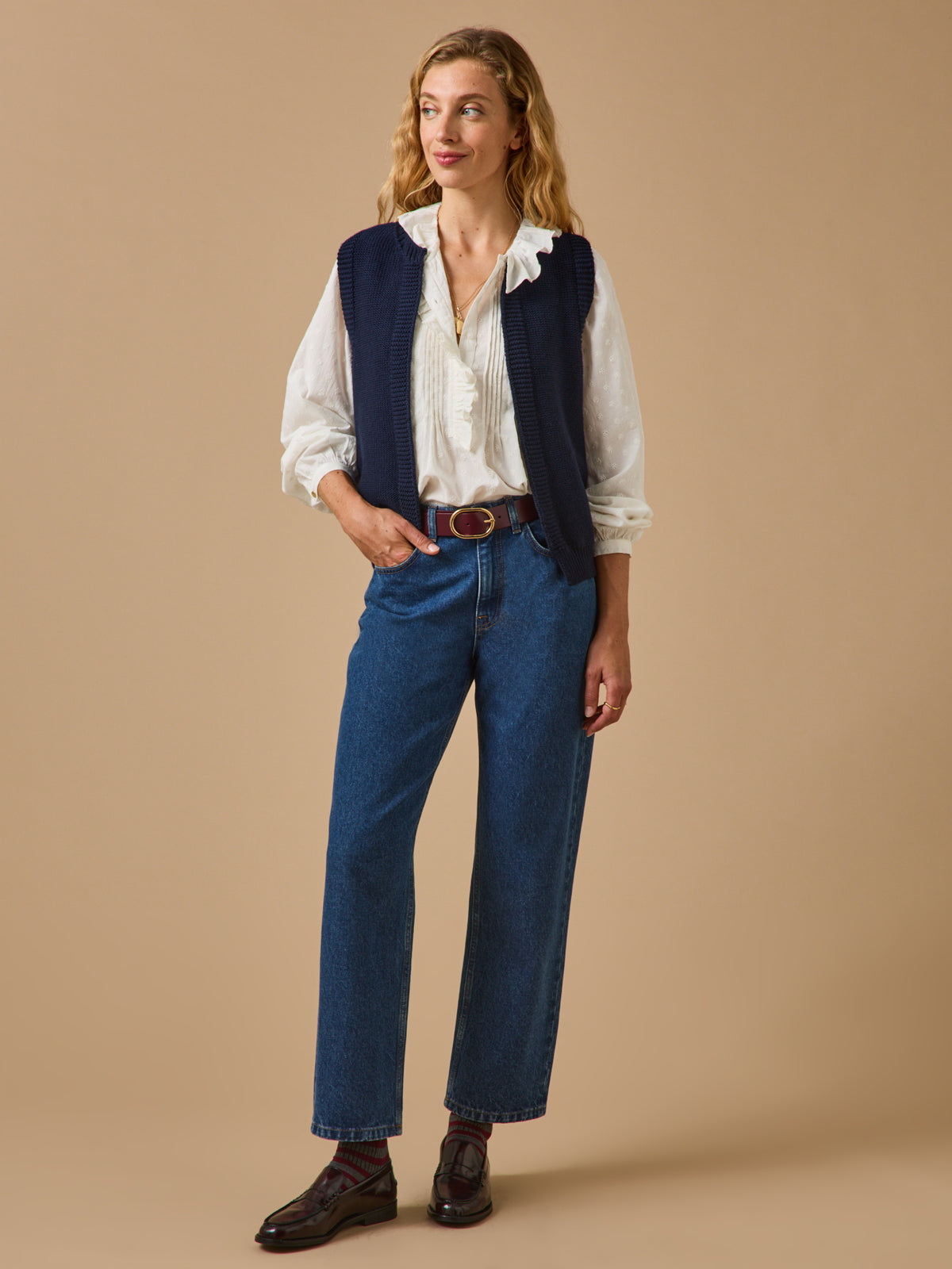 Damen-Cardigan aus Merinowolle – Cyrillus X Les 3 Tricoteurs