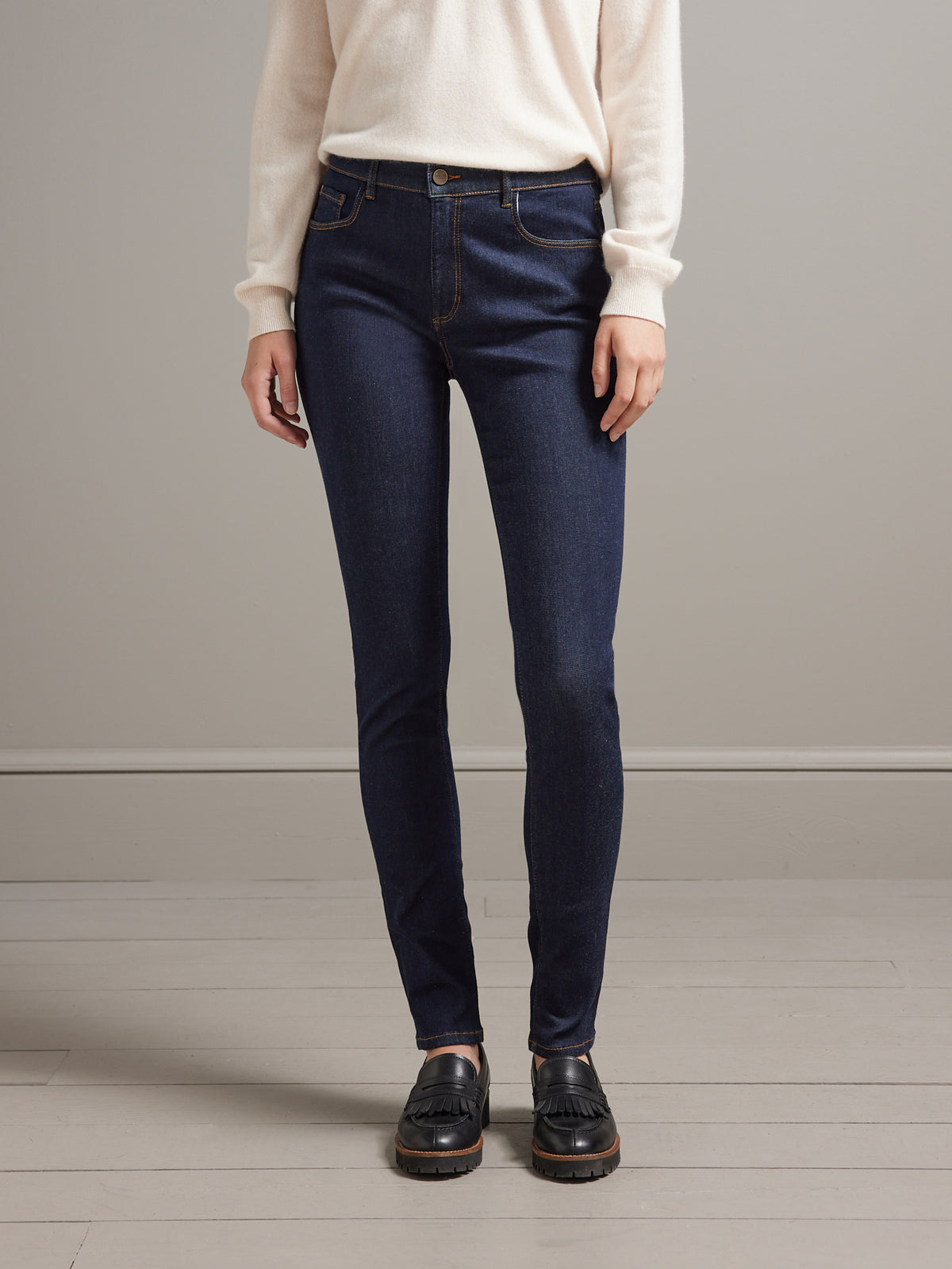 Damen Slim Fit Jeans mit Stretch aus Bio-Baumwolle