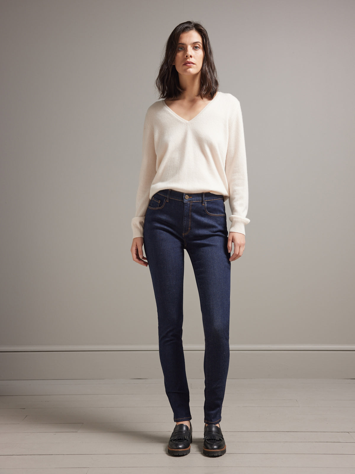 Damen Slim Fit Jeans mit Stretch aus Bio-Baumwolle