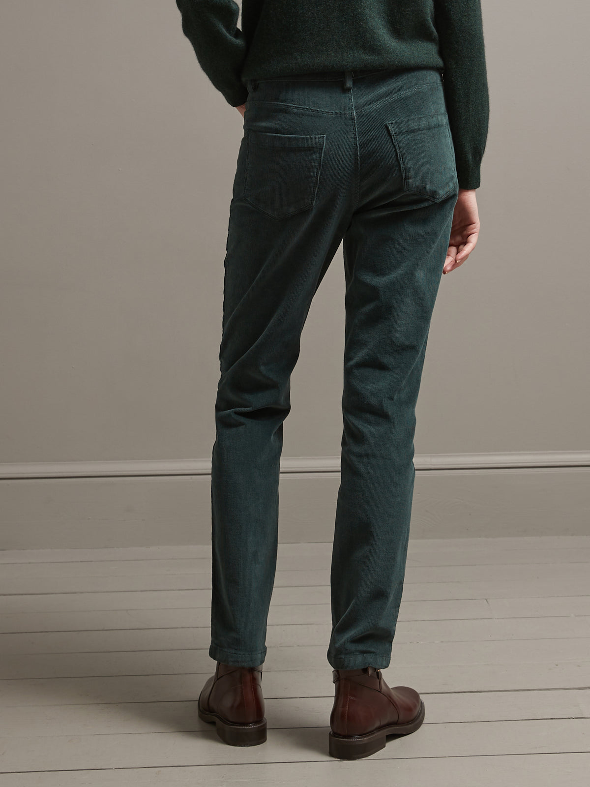 Slim Fit Damen-Jeans aus Cord