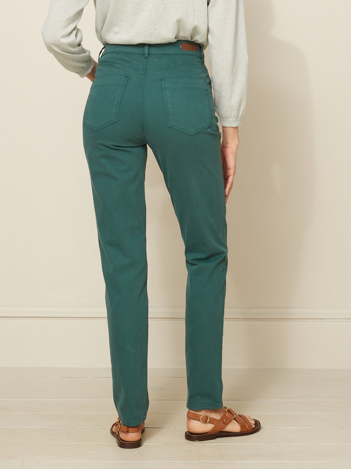 Slim Fit Damenhose mit Baumwoll-Stretch