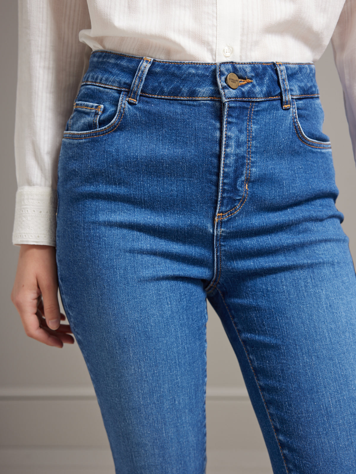 Damen Slim Fit Jeans Mathilde - Bio-Baumwolle, nachhaltiges Waschen
