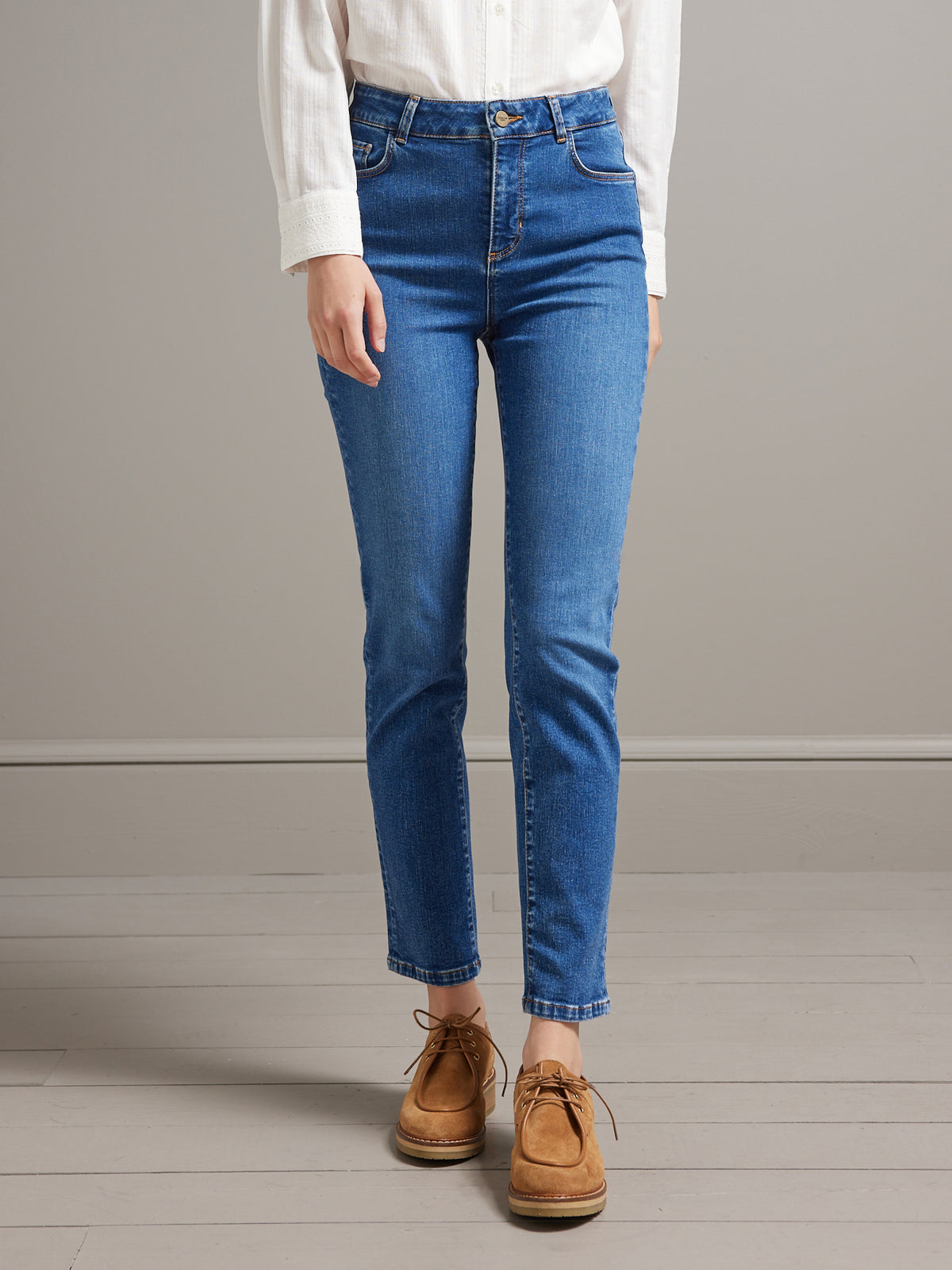 Damen Slim Fit Jeans Mathilde - Bio-Baumwolle, nachhaltiges Waschen