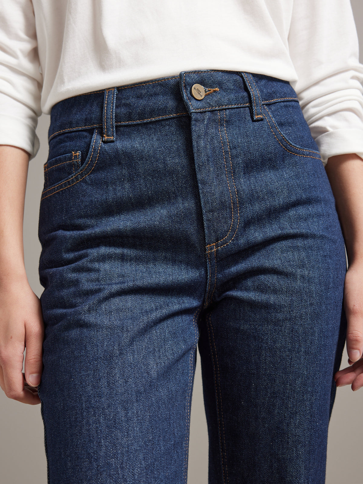 Damen Mom Jeans Andréa - Bio-Baumwolle, nachhaltiges Waschen
