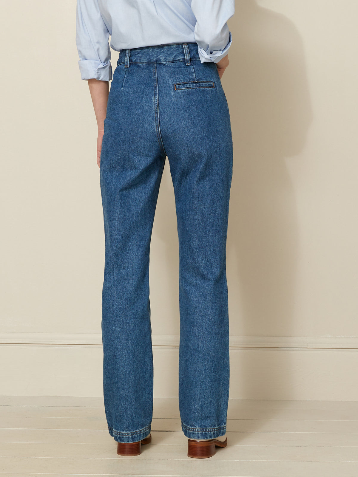 Gerade Damen Jeans Amarande - Bio-Baumwolle, nachhaltiges Waschen