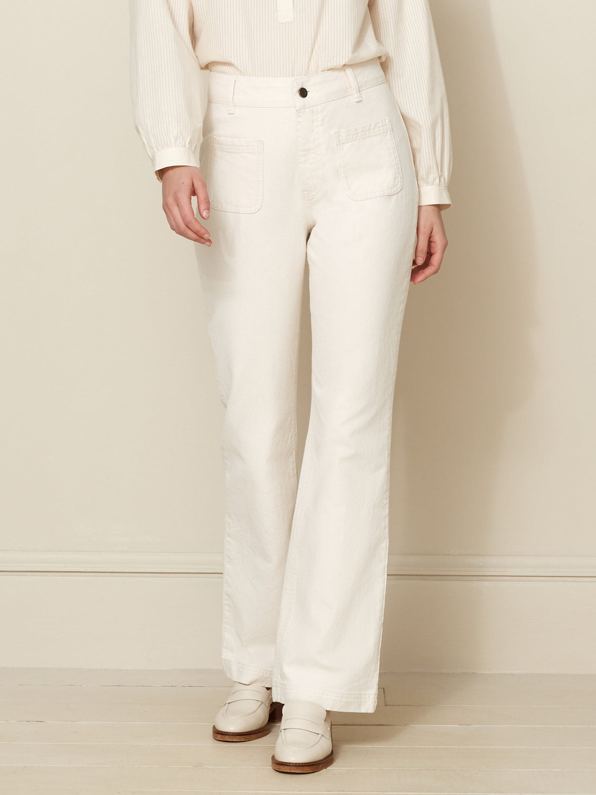 Damen Bootcut-Jeans Maria - Bio-Baumwolle, nachhaltig gewaschen