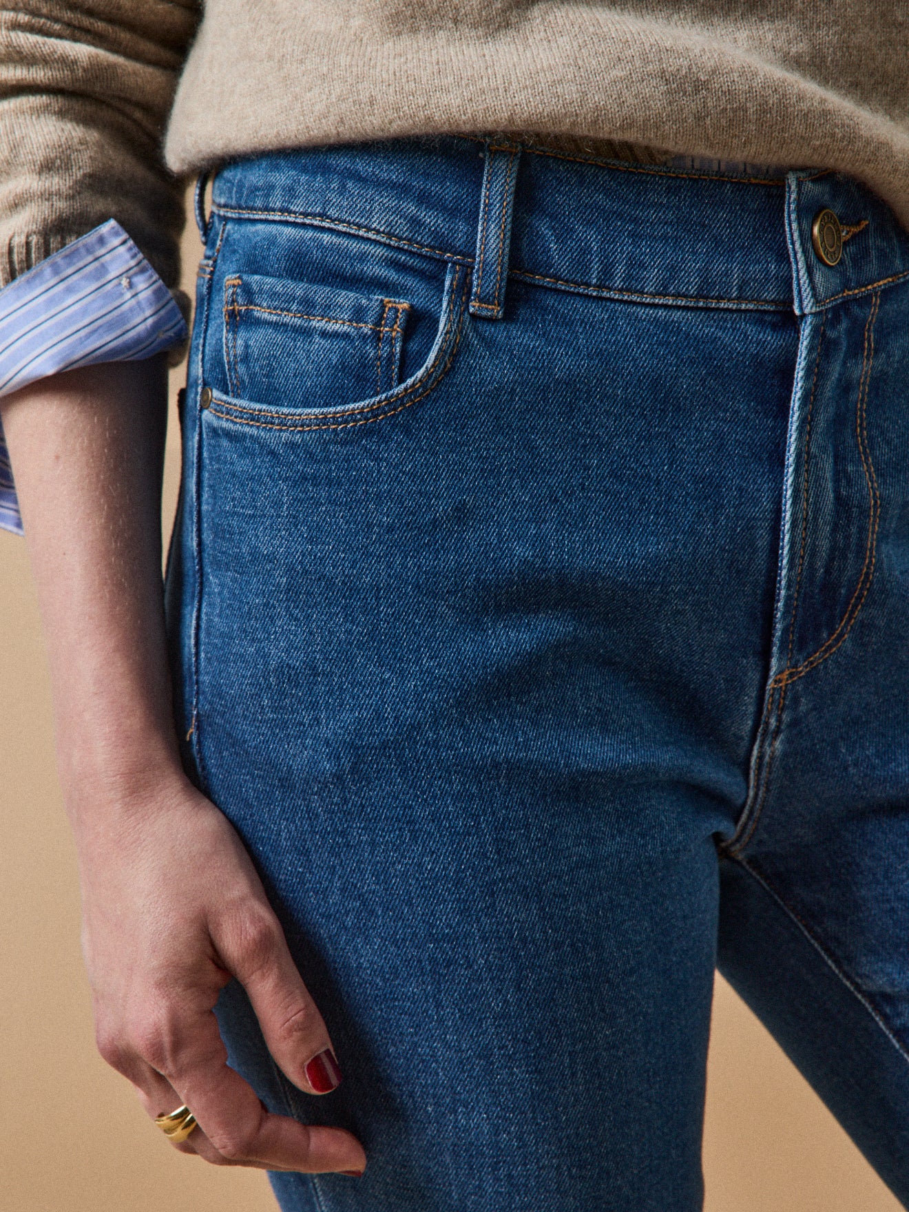 Damen Slim Fit Jeans Aurélie aus Bio-Bamwolle