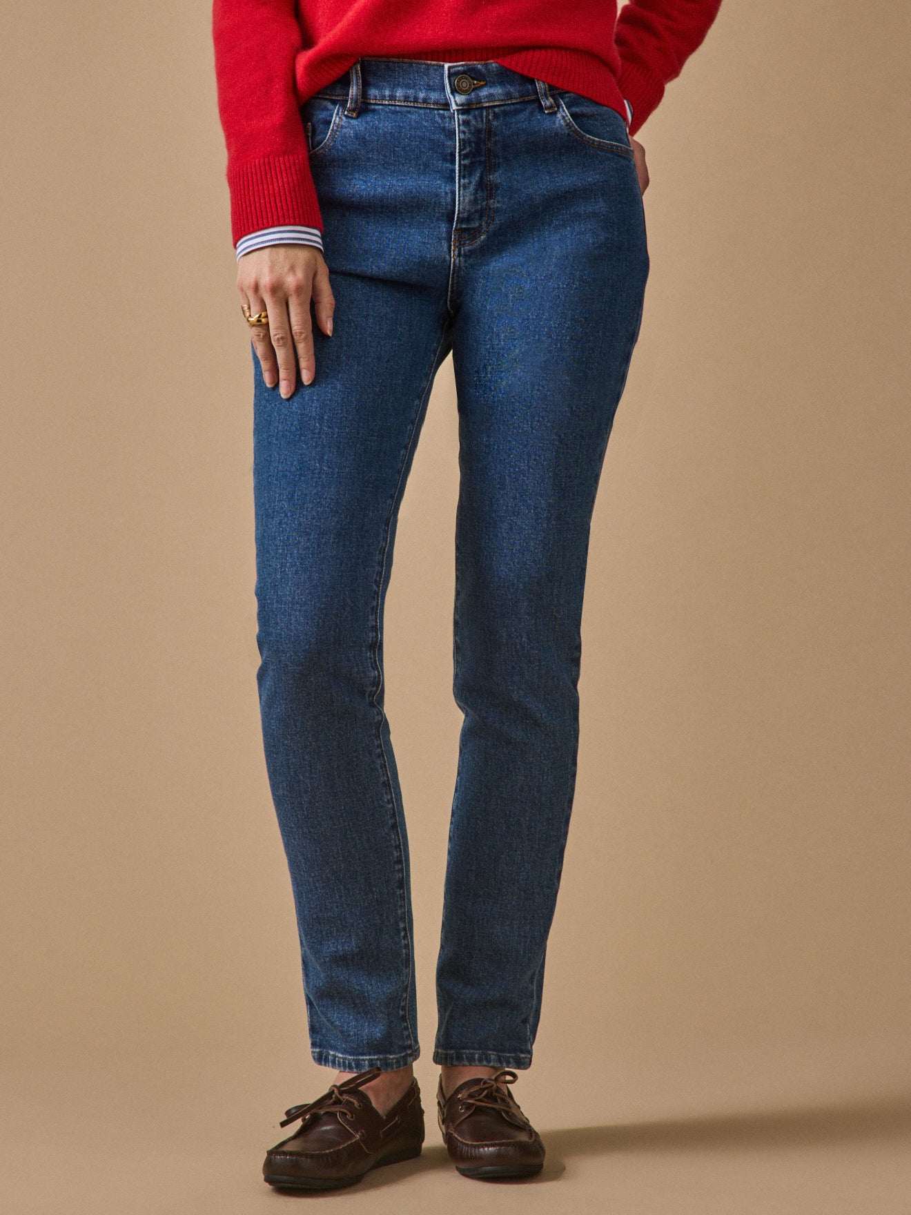 Damen Slim Fit Jeans Aurélie aus Bio-Bamwolle