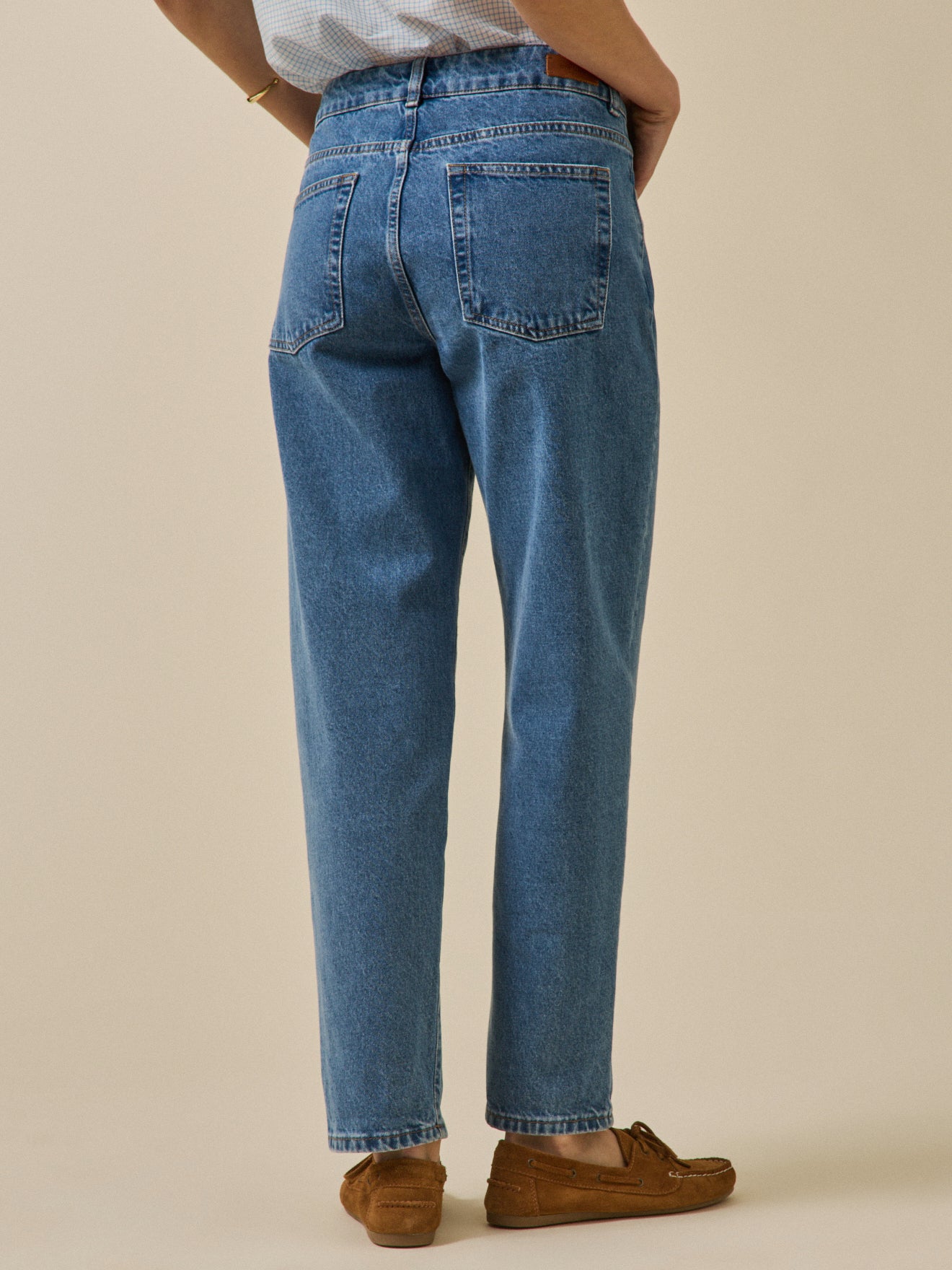 Damen Mom Jeans Claire - Bio-Baumwolle, nachhaltig gewaschen